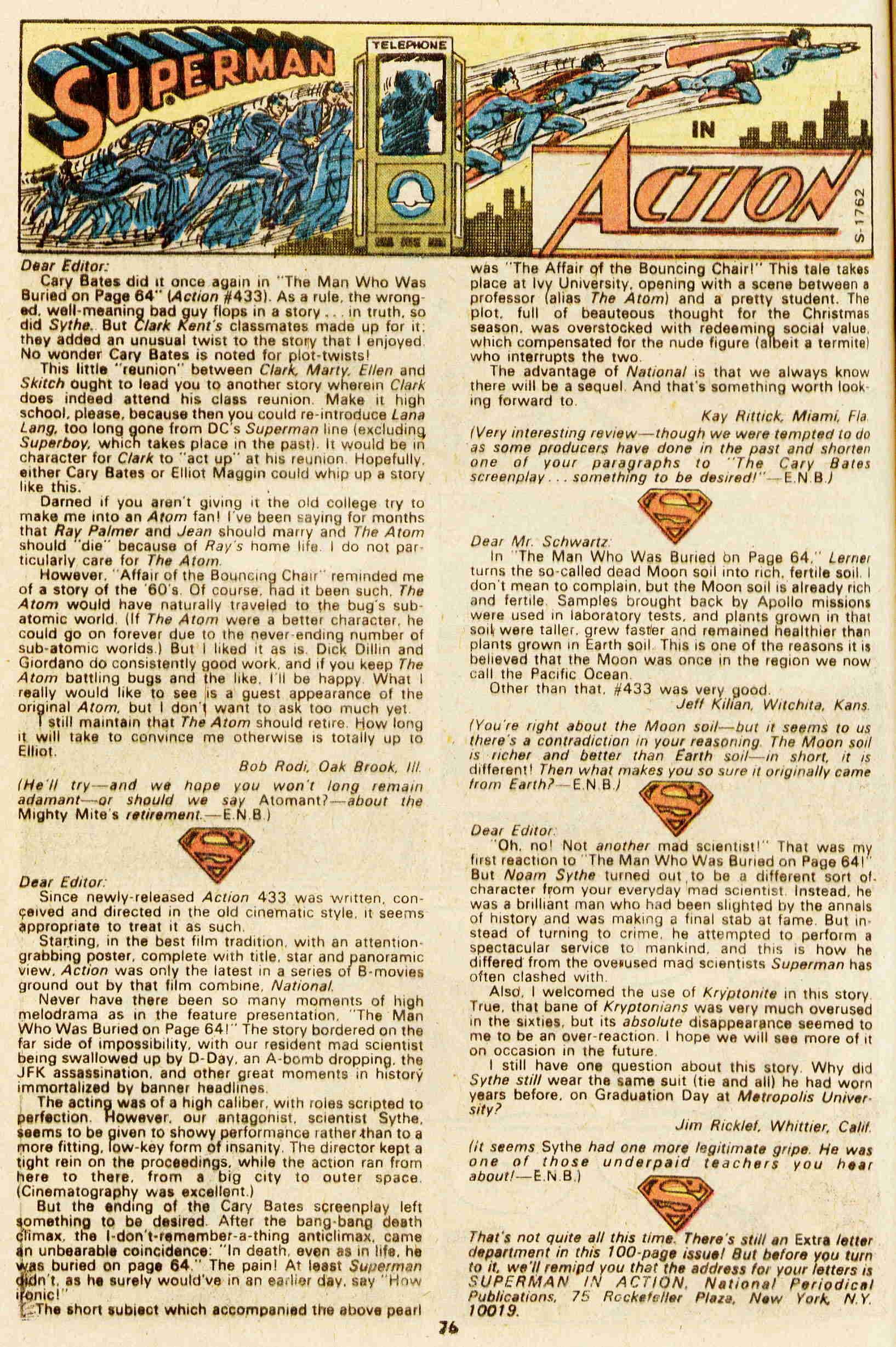 Read online Action Comics (1938) comic -  Issue #437 - 64