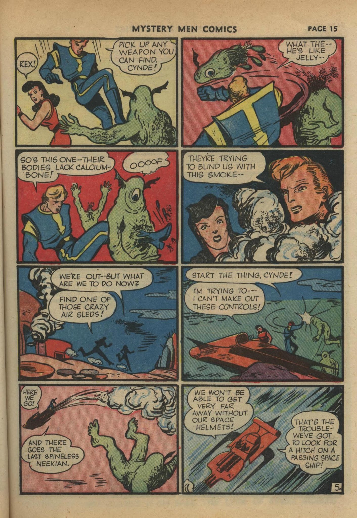 Read online Mystery Men Comics comic -  Issue #18 - 17