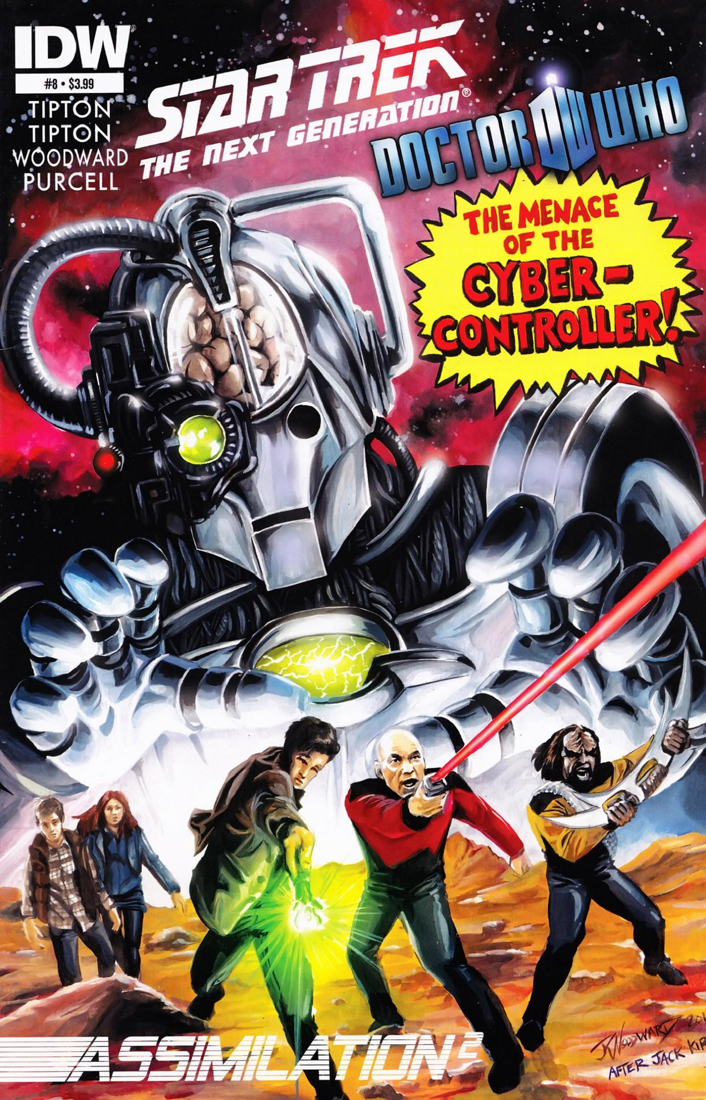 Read online Star Trek: The Next Generation/Doctor Who: Assimilation² comic -  Issue #8 - 1