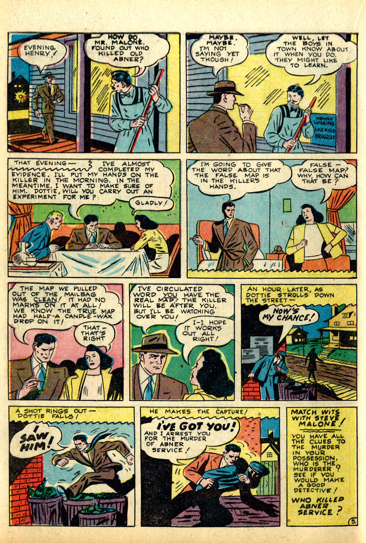 Read online Detective Comics (1937) comic -  Issue #50 - 56