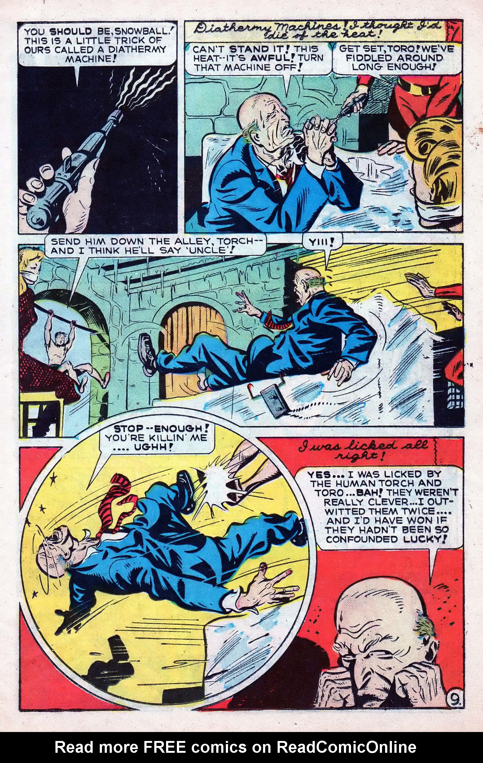 Read online The Human Torch (1940) comic -  Issue #21 - 11