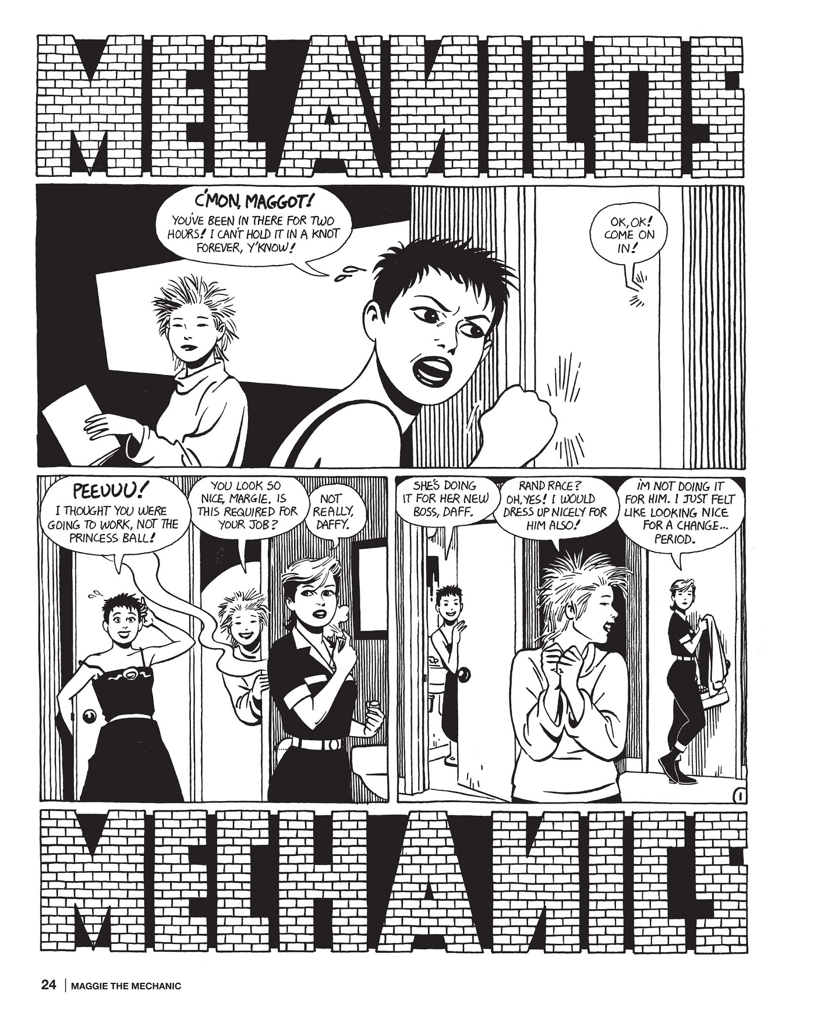 Read online Maggie the Mechanic: The Love & Rockets Library - Locas comic -  Issue # TPB (Part 1) - 24