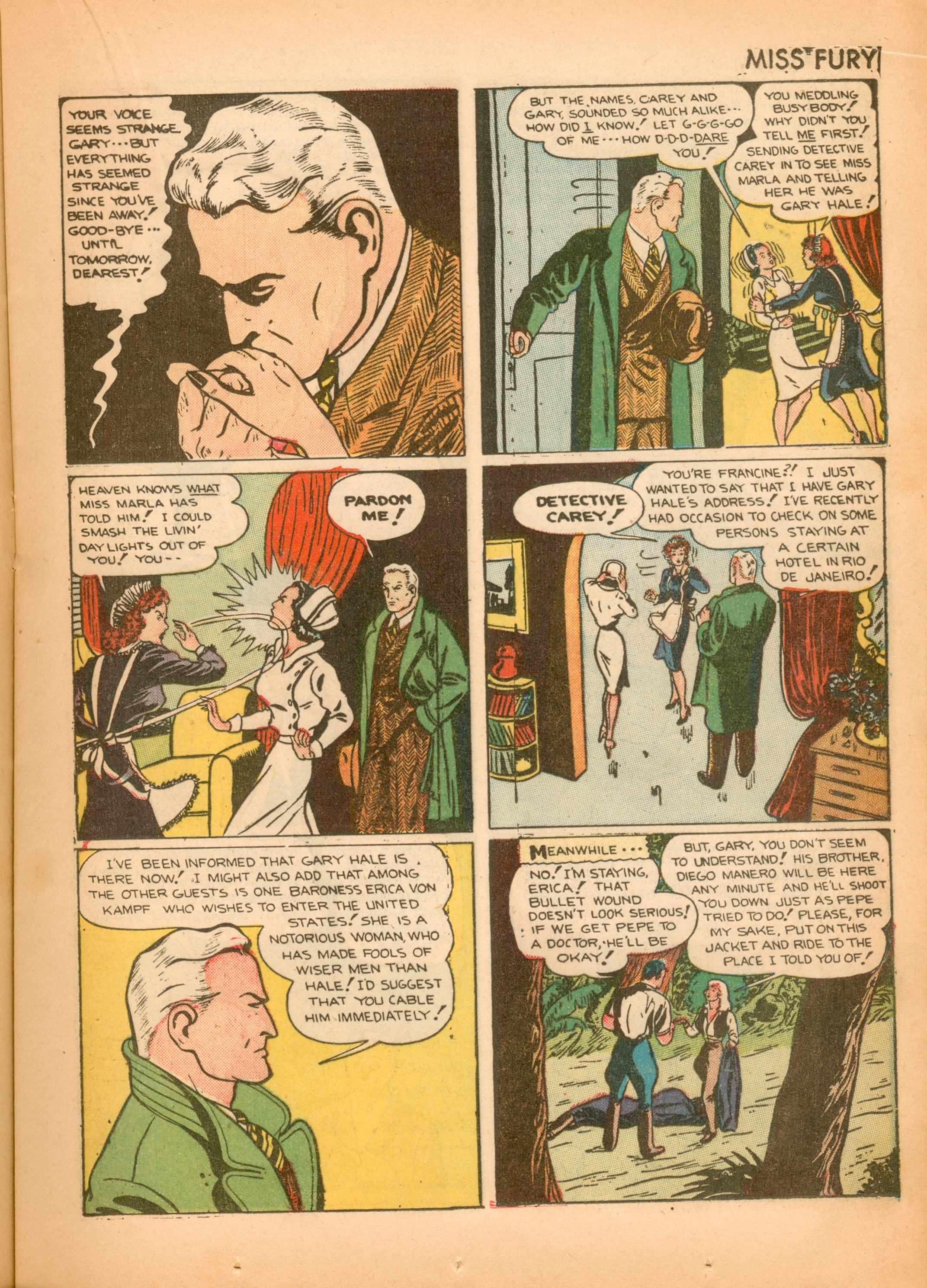 Read online Miss Fury (1942) comic -  Issue #2 - 25