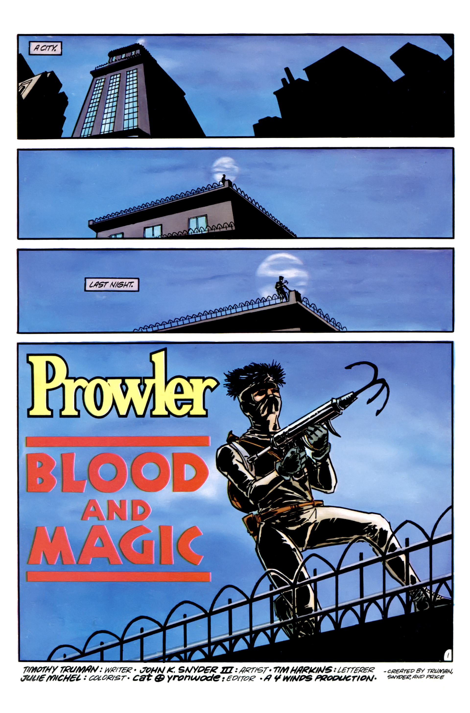 Read online Prowler (1987) comic -  Issue #1 - 3