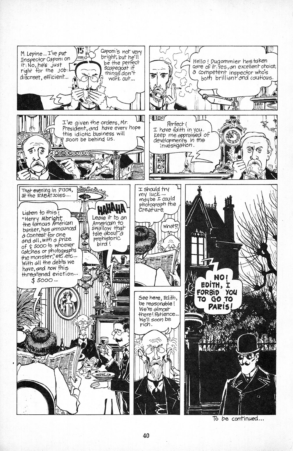Read online The Extraordinary Adventures of Adele Blanc-Sec comic -  Issue #1 - 13