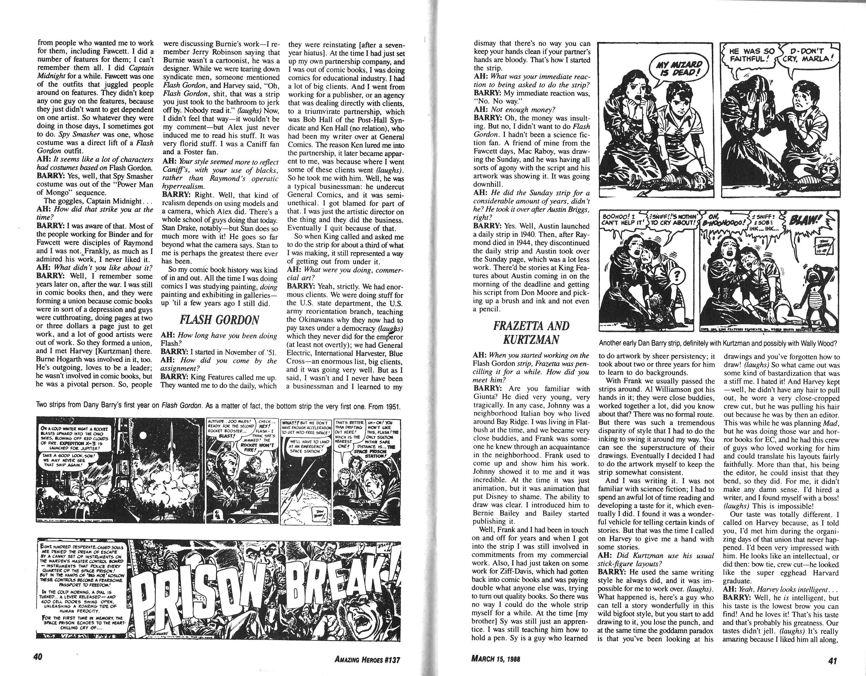 Read online Amazing Heroes comic -  Issue #137 - 21