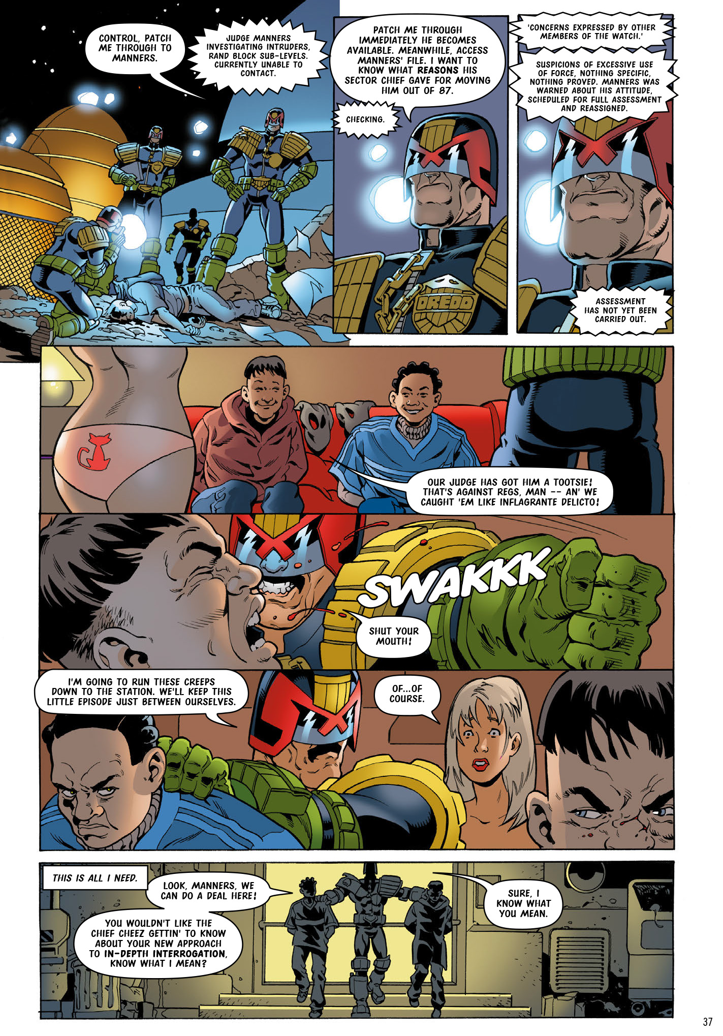 Read online Judge Dredd: The Complete Case Files comic -  Issue # TPB 36 (Part 1) - 39