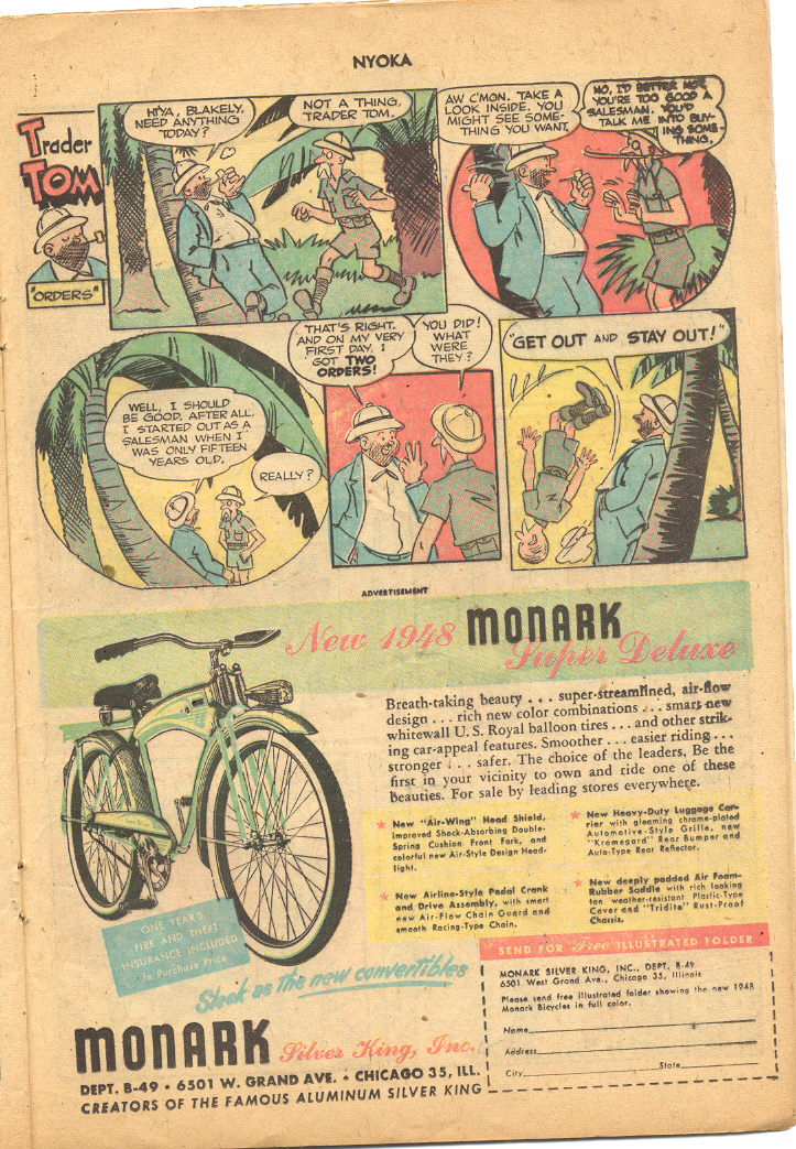 Read online Nyoka the Jungle Girl (1945) comic -  Issue #20 - 21