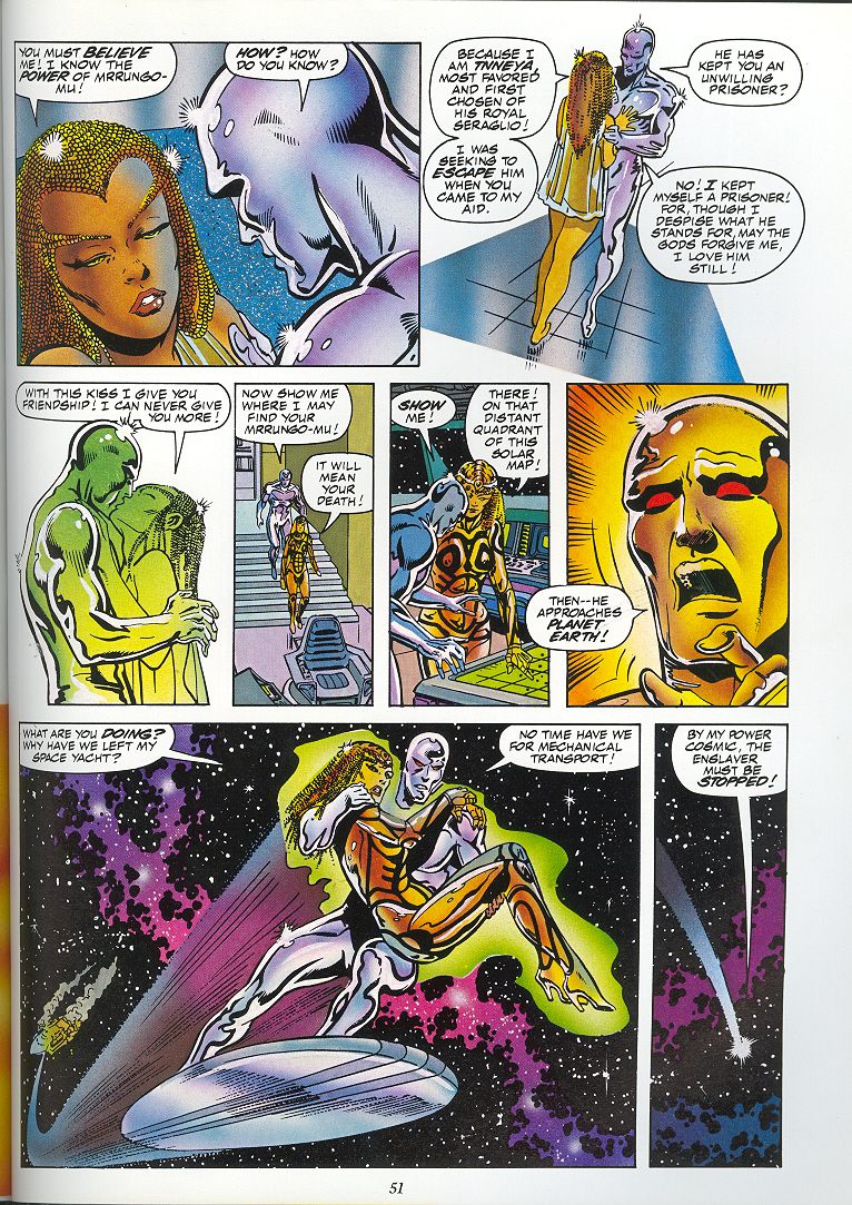 Read online Marvel Graphic Novel comic -  Issue #58 - Silver Surfer - The Enslavers - 53