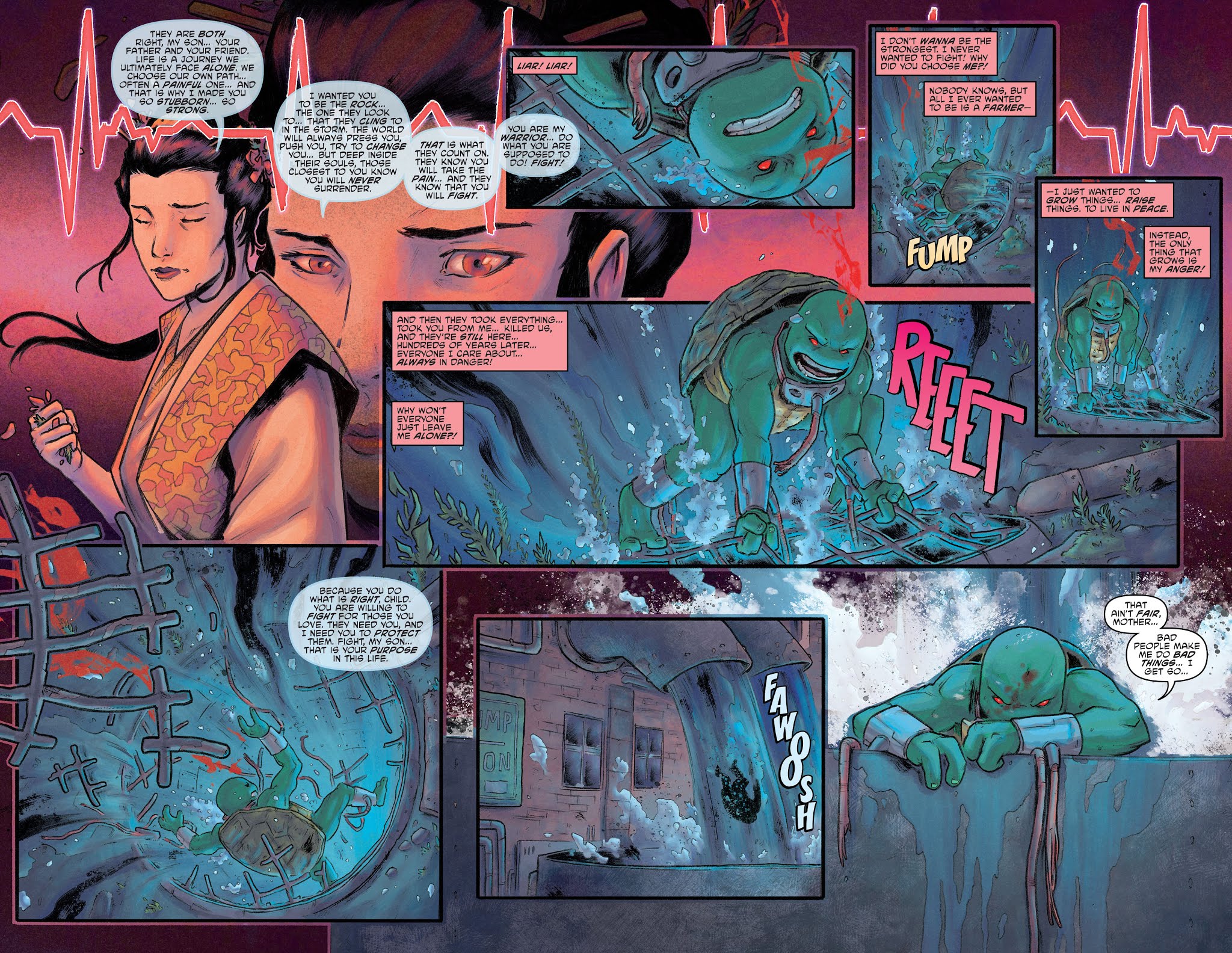 Read online Teenage Mutant Ninja Turtles: Macro-Series comic -  Issue #4 - 24