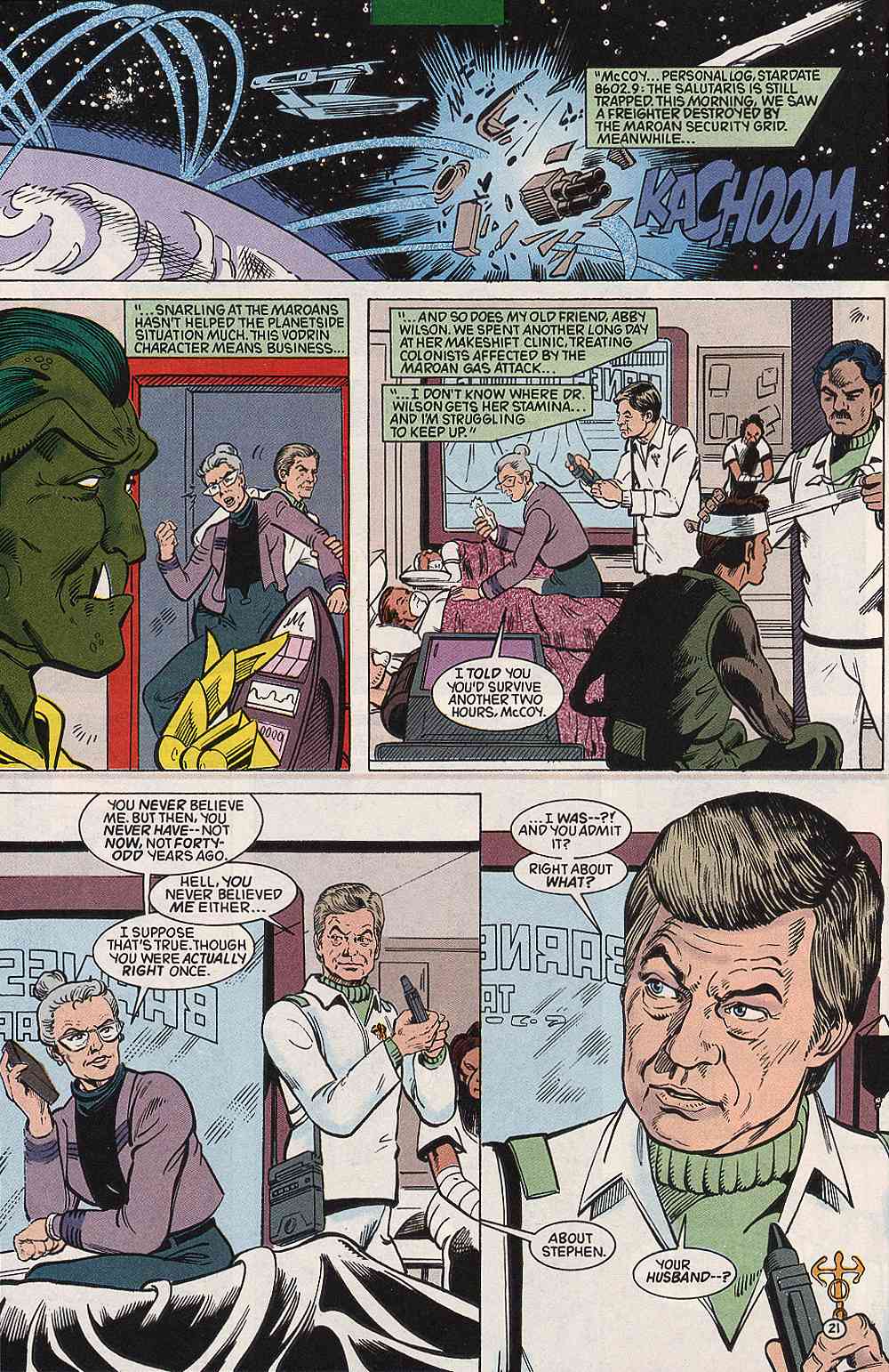 Read online Star Trek (1989) comic -  Issue #38 - 21