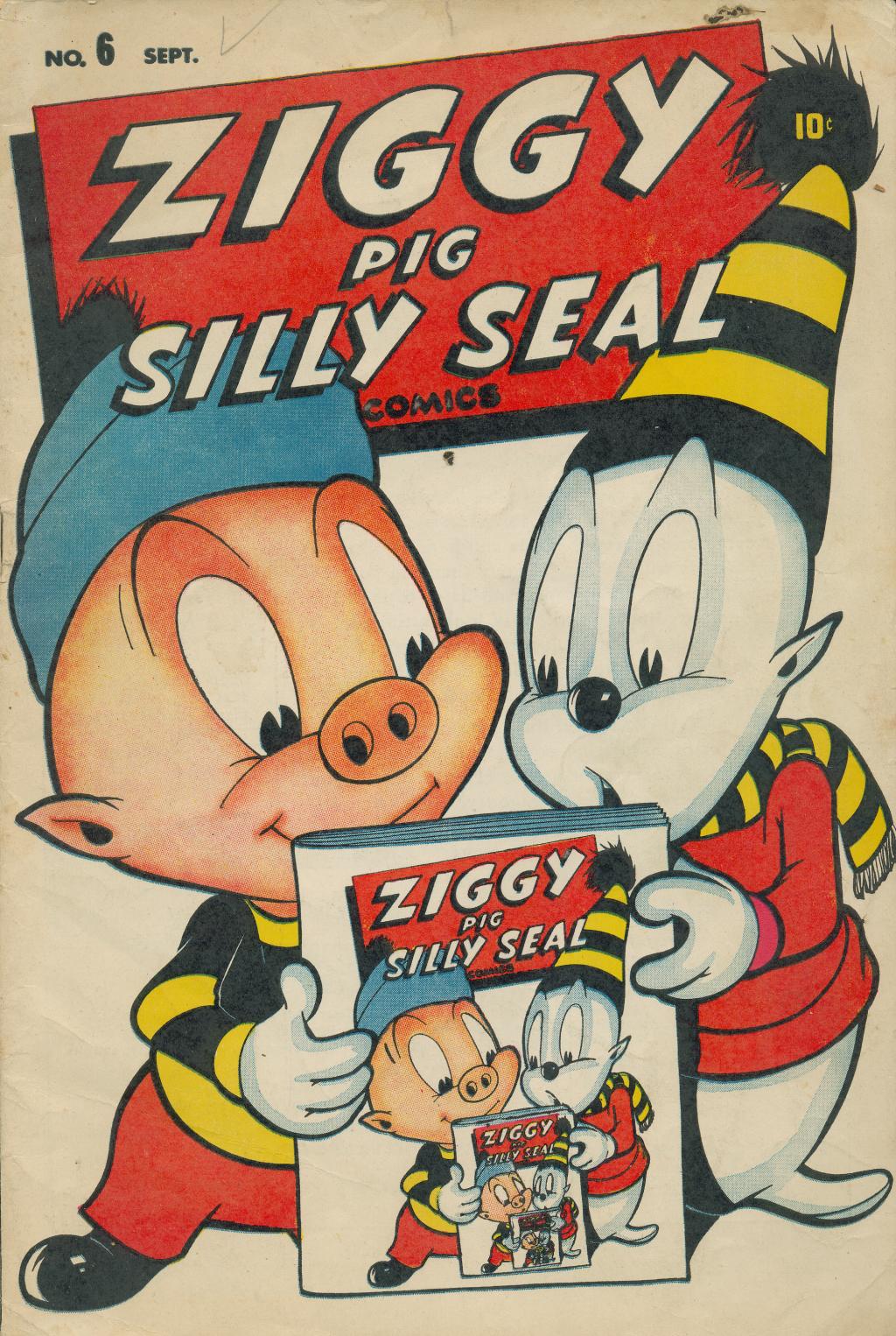 Read online Ziggy Pig-Silly Seal Comics (1944) comic -  Issue #6 - 1