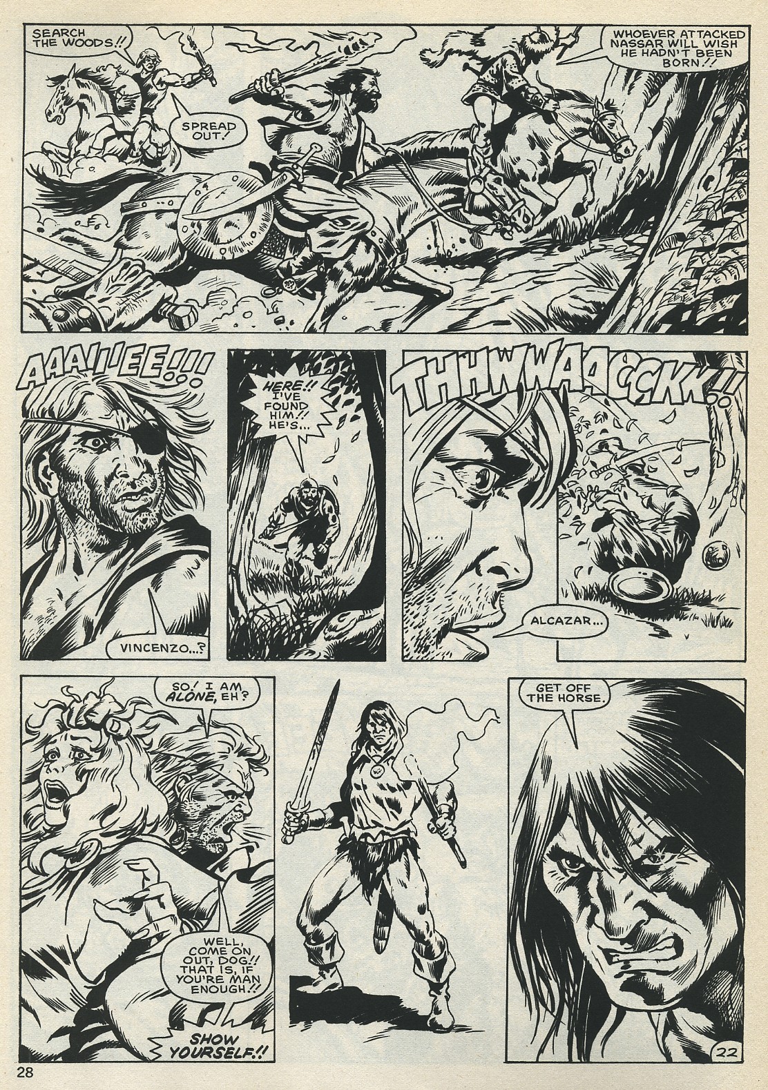 Read online The Savage Sword Of Conan comic -  Issue #128 - 27