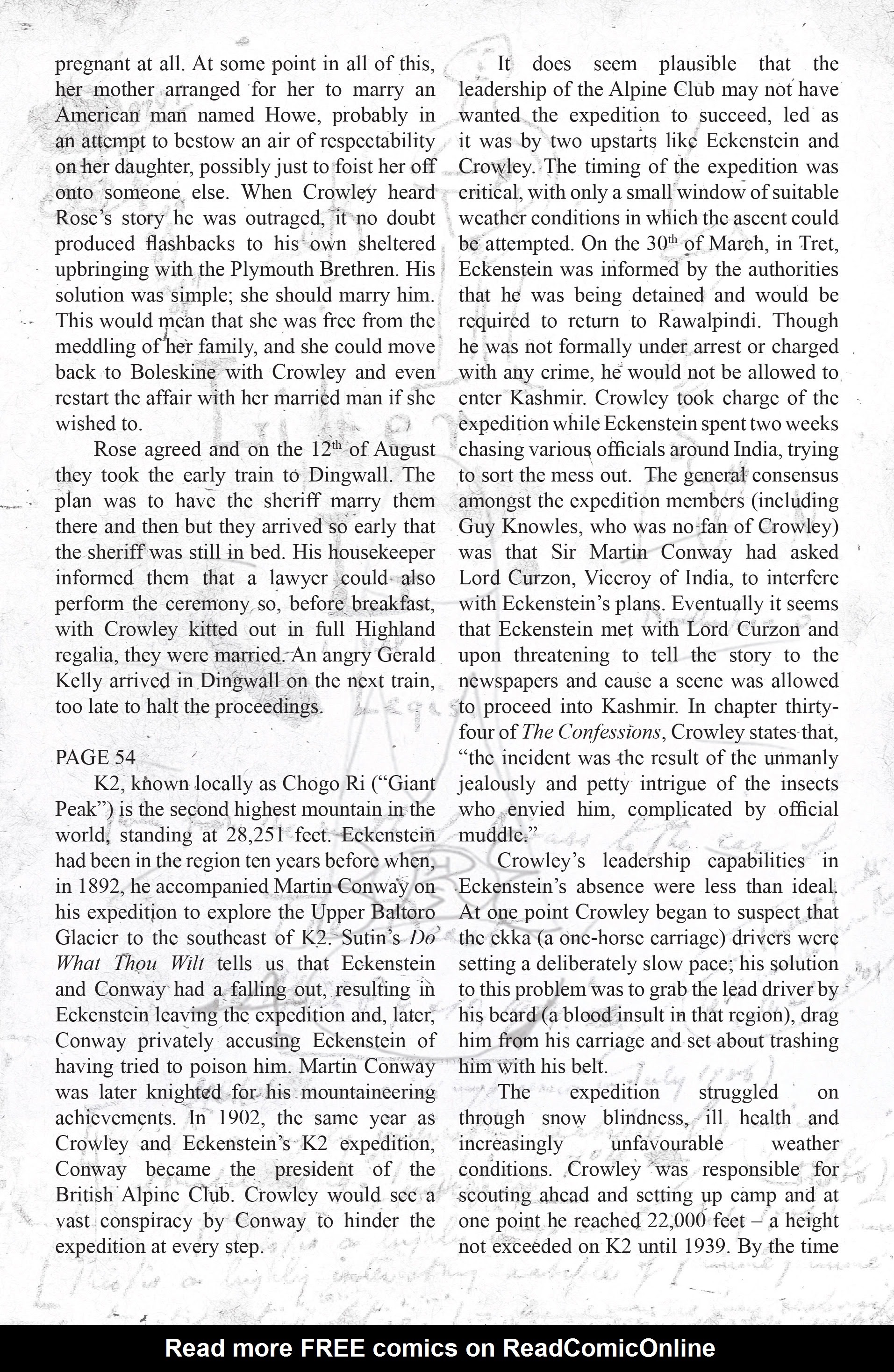 Read online Aleister Crowley: Wandering the Waste comic -  Issue # TPB - 132