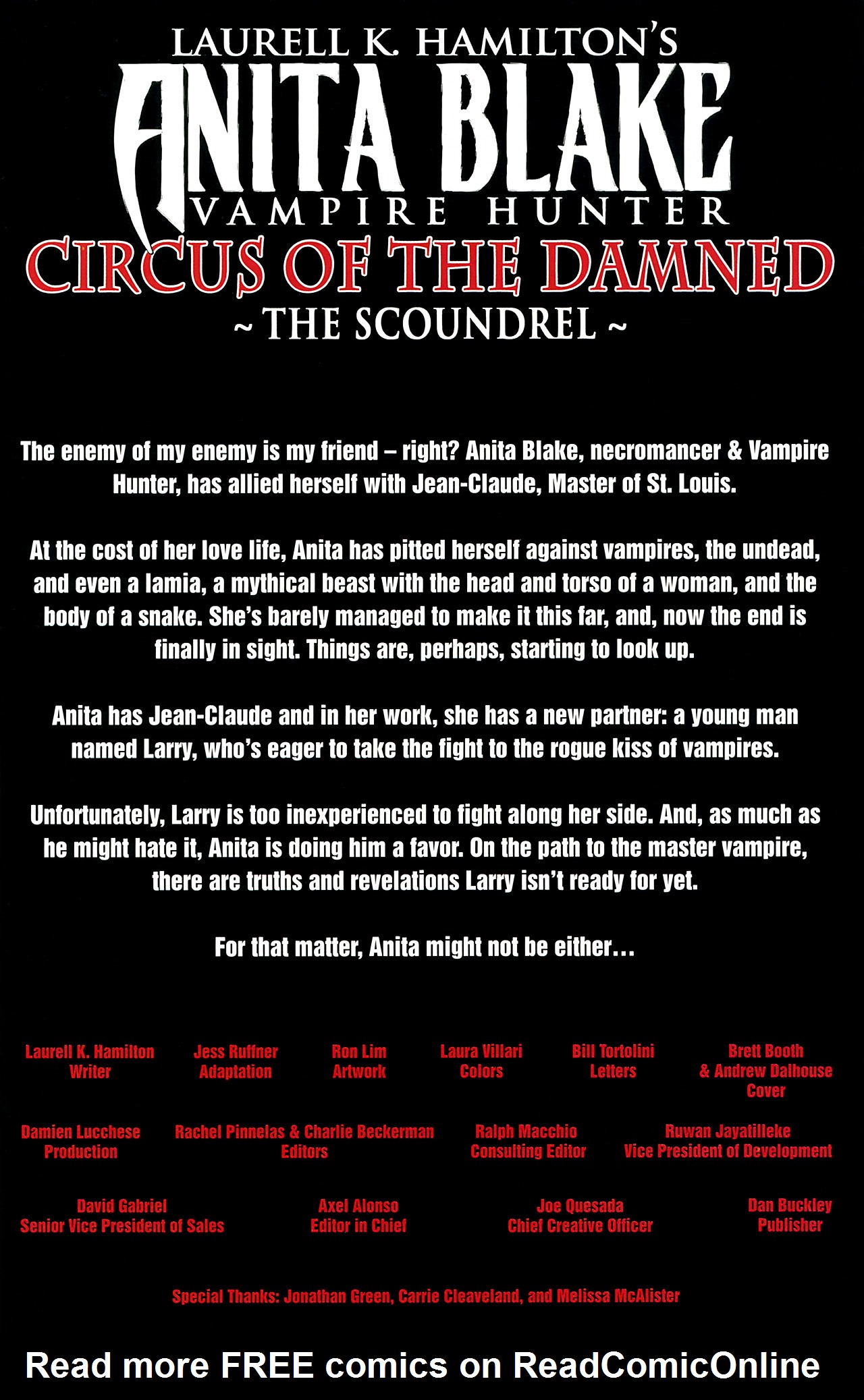 Read online Anita Blake, Vampire Hunter: Circus of the Damned - The Scoundrel comic -  Issue #1 - 2