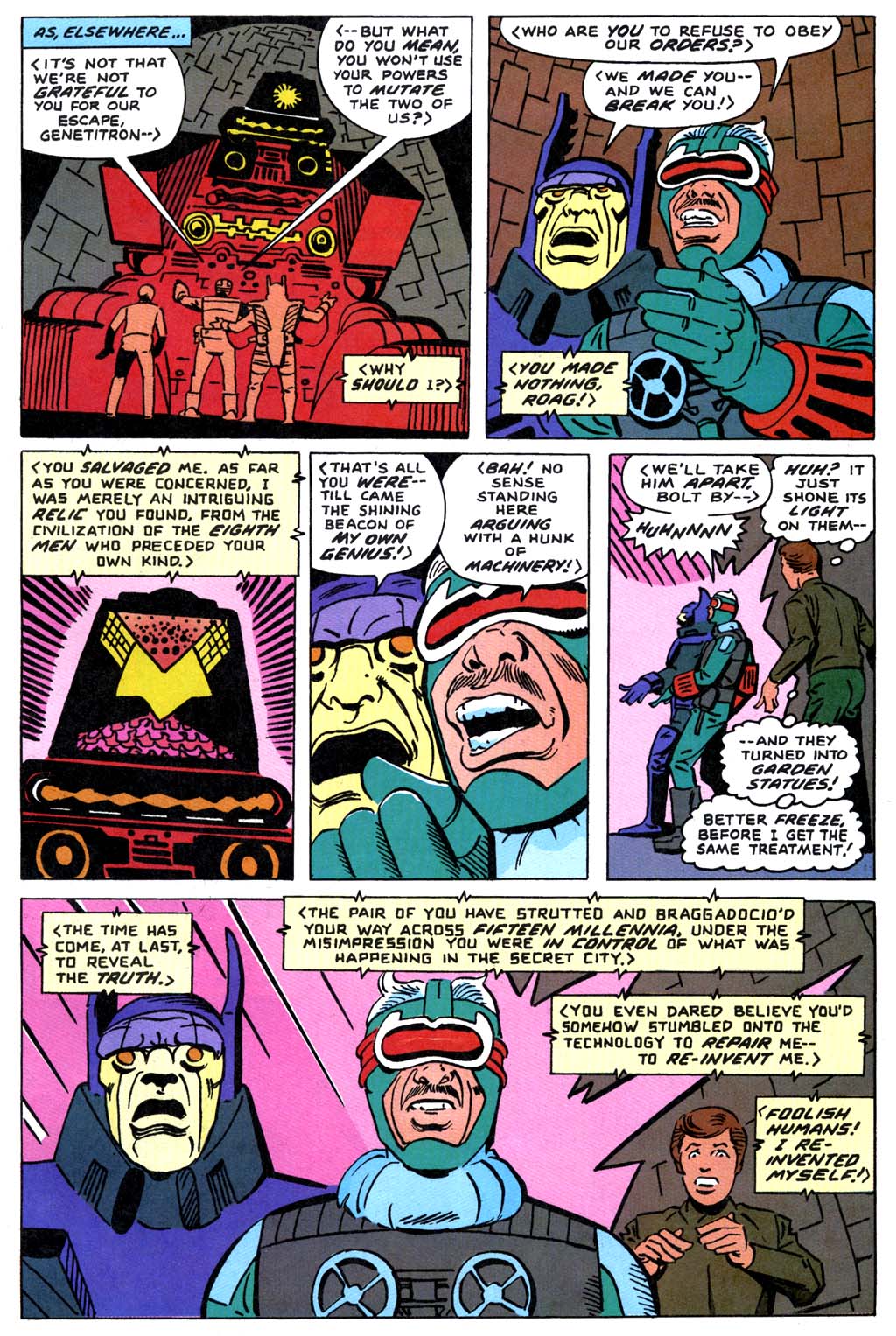 Read online Jack Kirby's Secret City Saga comic -  Issue #4 - 16