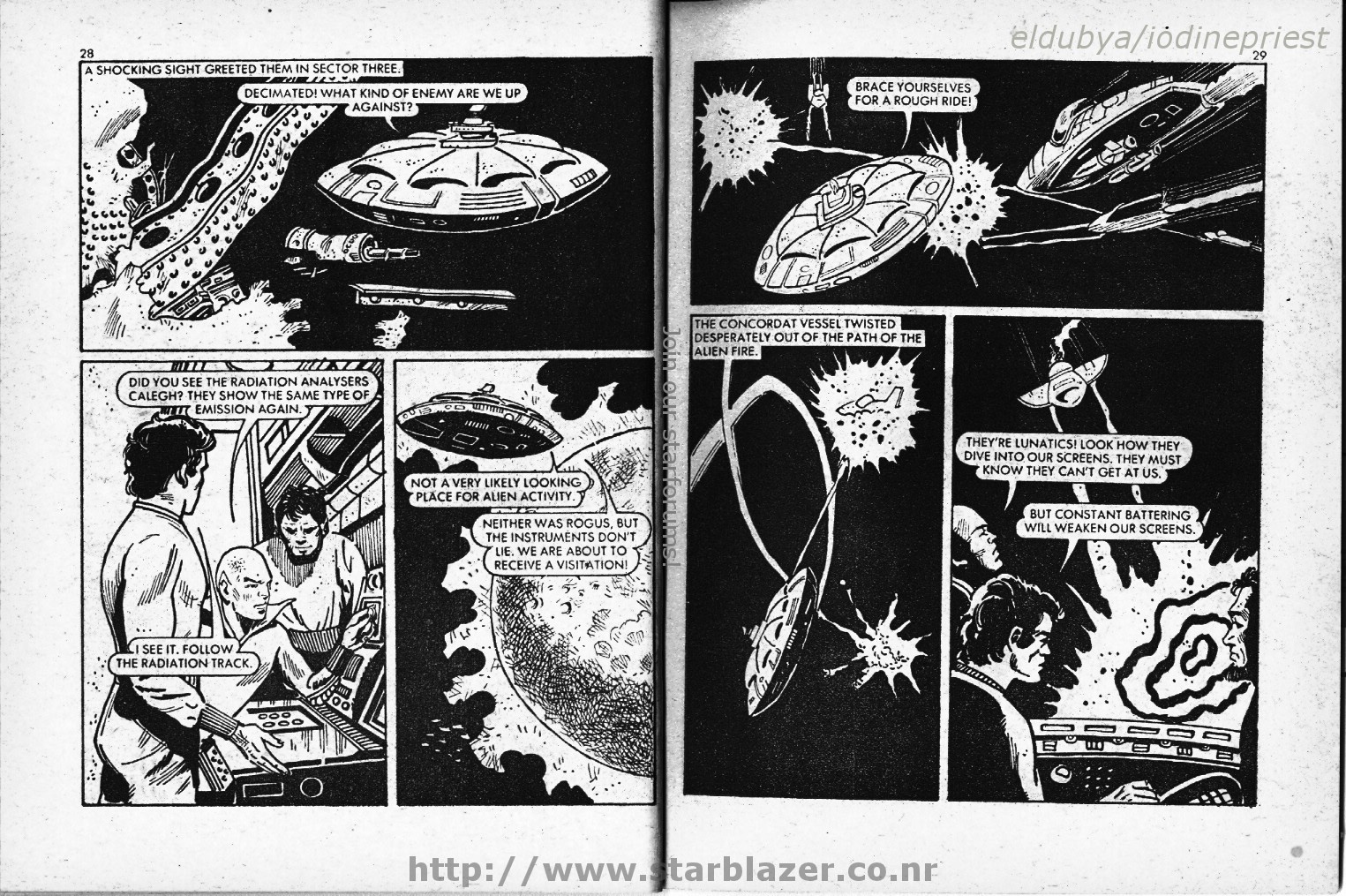 Read online Starblazer comic -  Issue #58 - 16