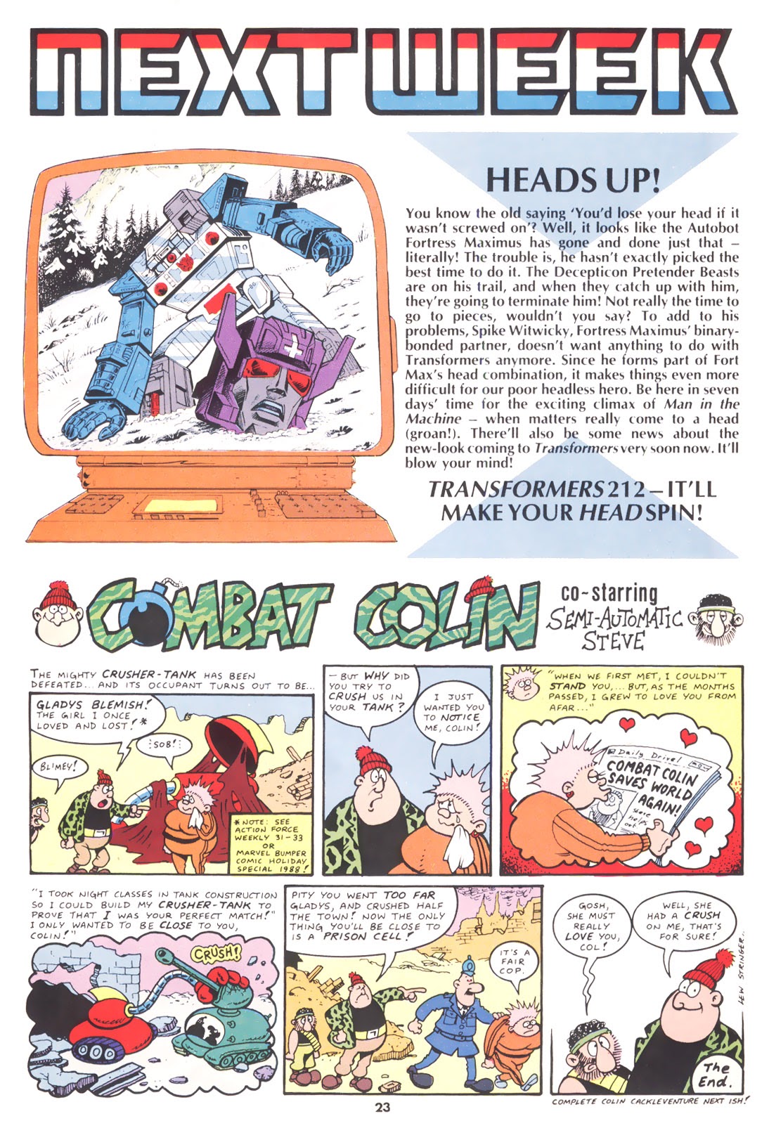 Read online The Transformers (UK) comic -  Issue #211 - 16