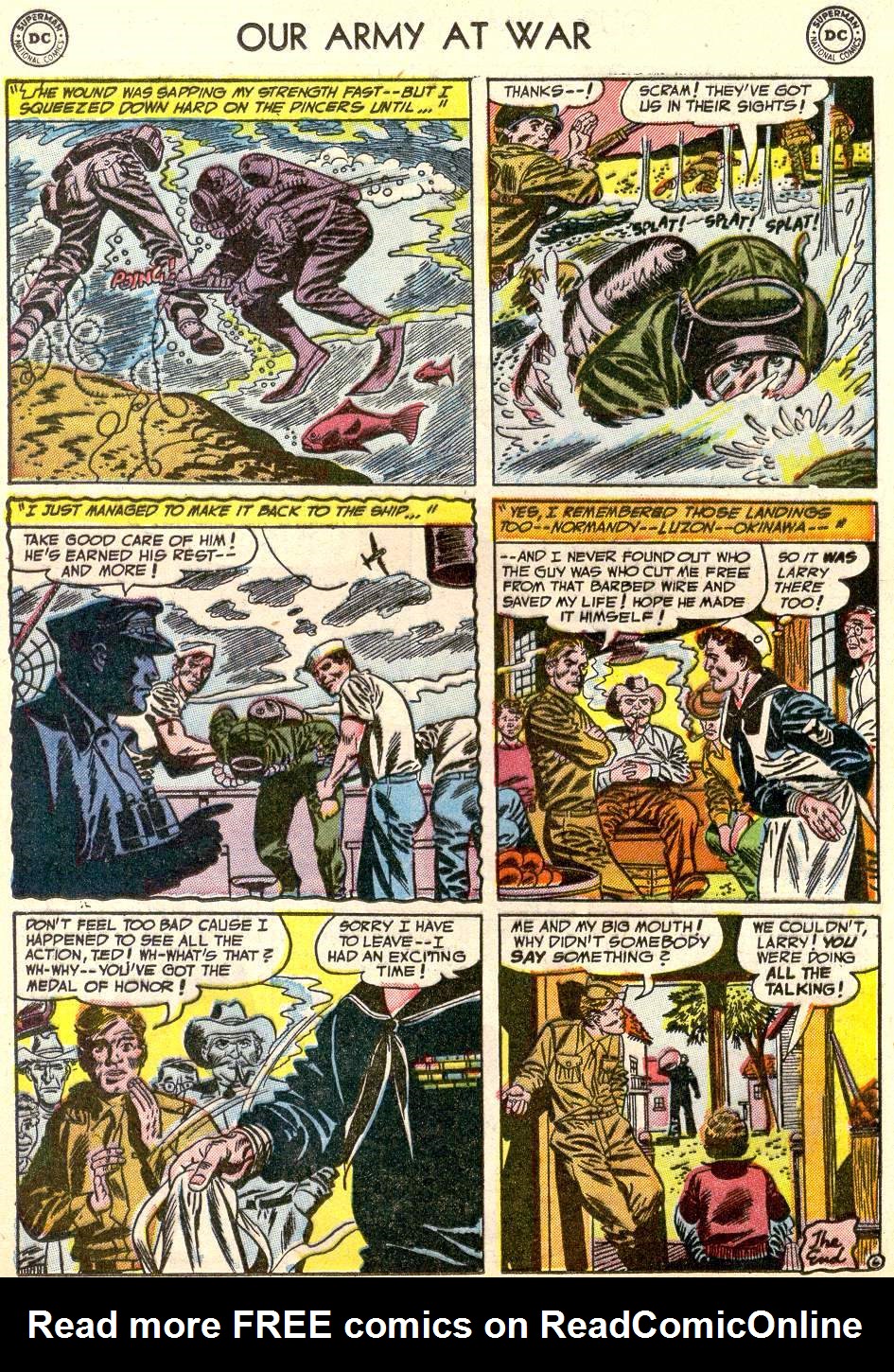 Read online Our Army at War (1952) comic -  Issue #13 - 24
