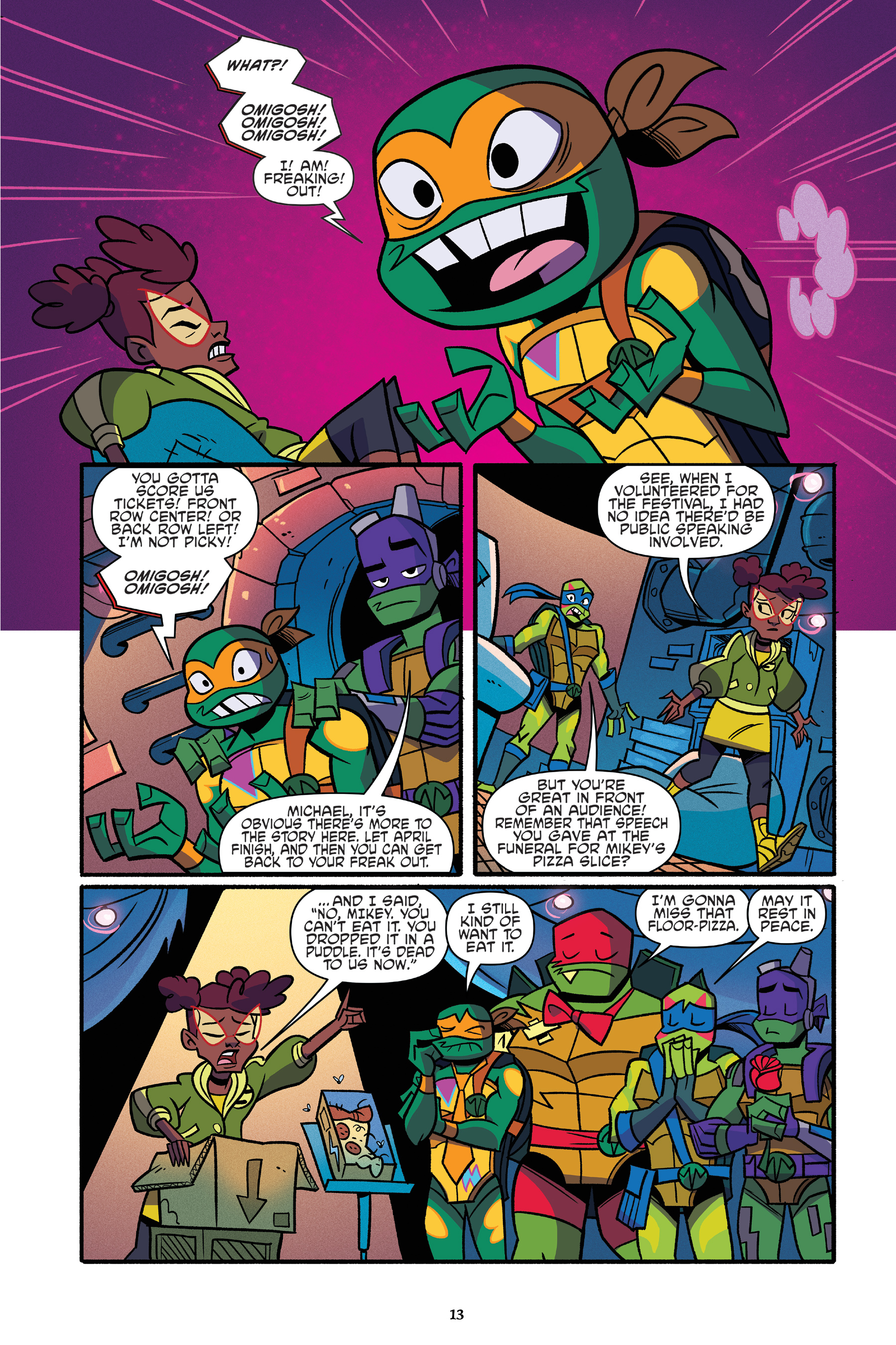 Read online Rise of the Teenage Mutant Ninja Turtles: Sound Off! comic -  Issue # _TPB - 14