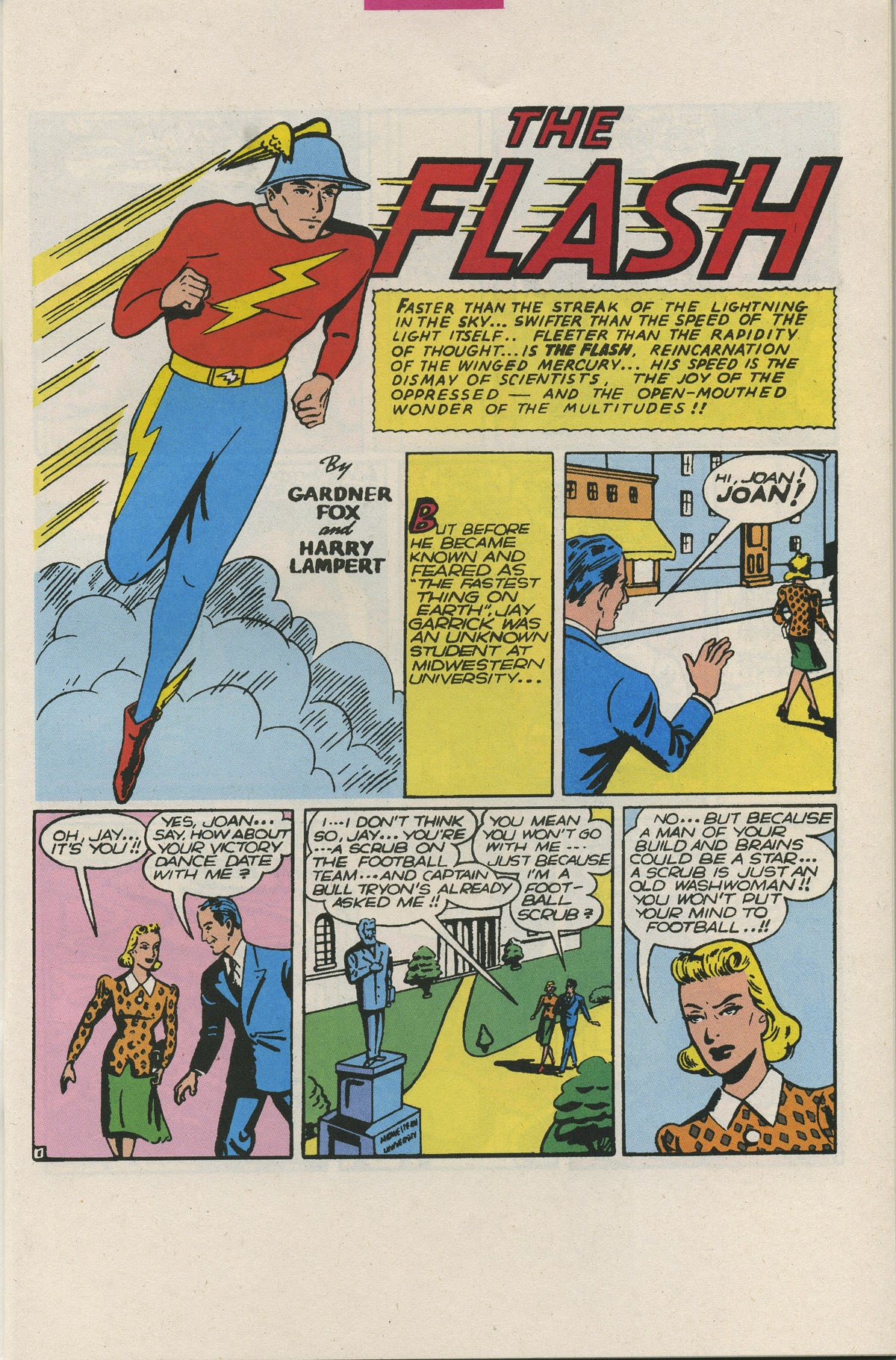 Read online Millennium Edition: Flash Comics 1 comic -  Issue # Full - 3