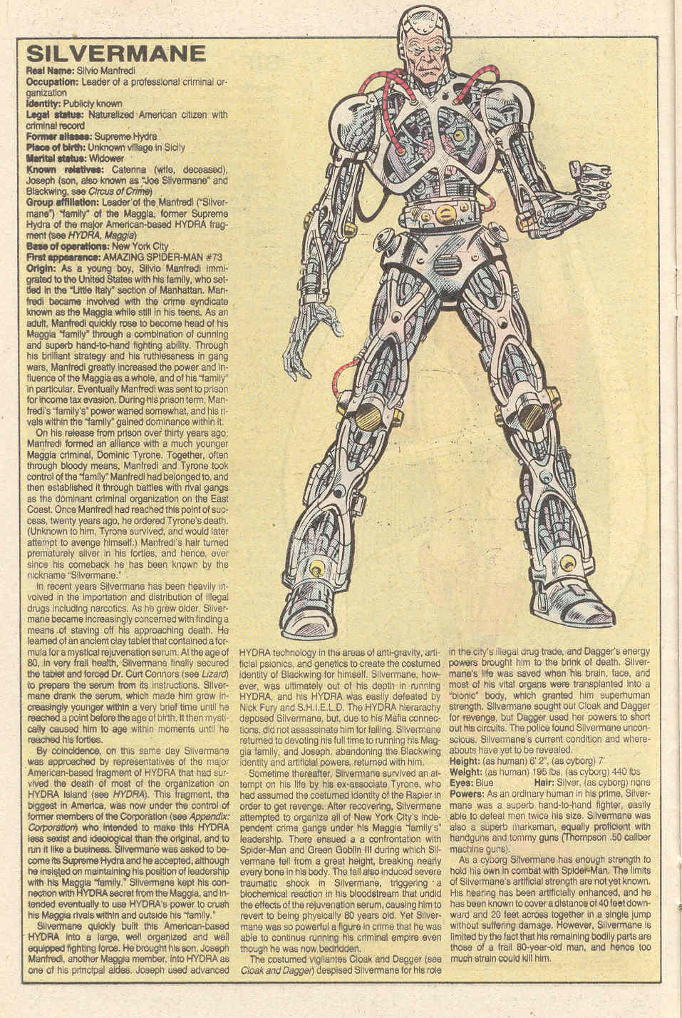 Read online The Official Handbook of the Marvel Universe comic -  Issue #10 - 11