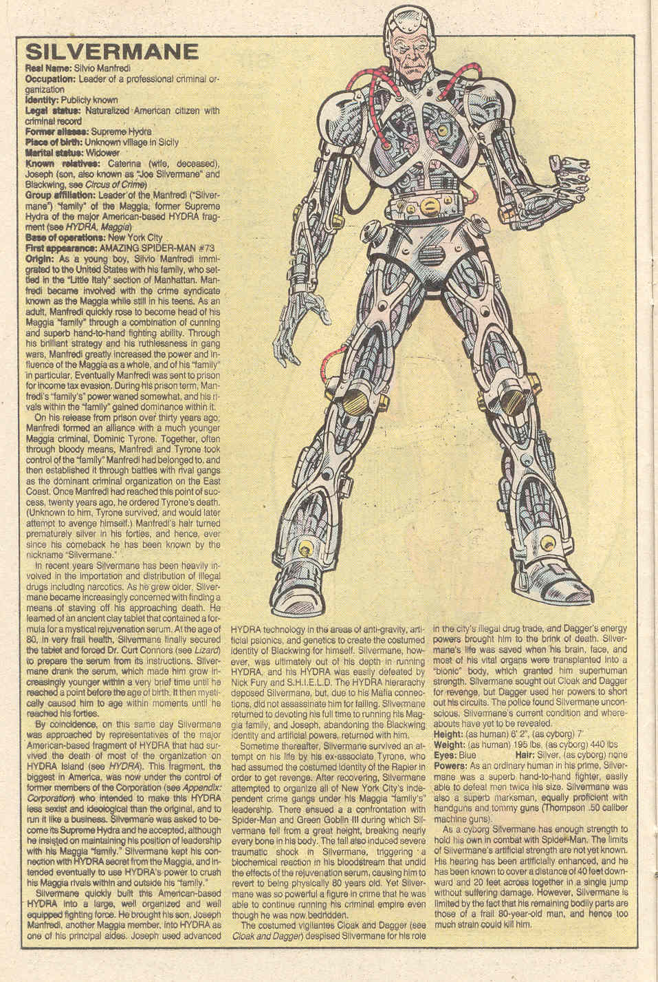 The Official Handbook of the Marvel Universe issue 10 - Page 11