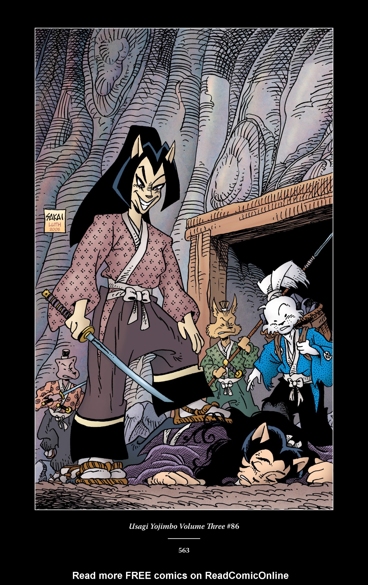 Read online The Usagi Yojimbo Saga comic -  Issue # TPB 5 - 556