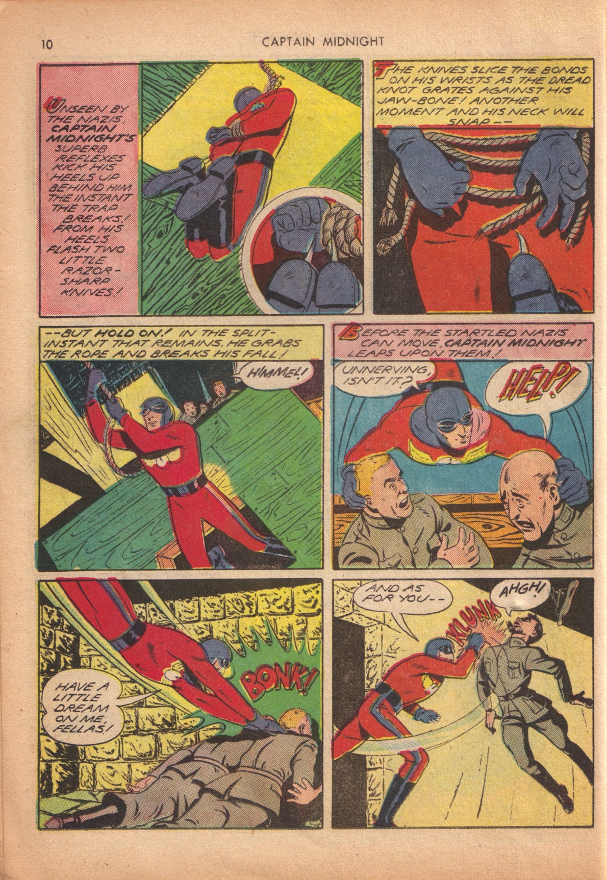 Read online Captain Midnight (1942) comic -  Issue #10 - 10