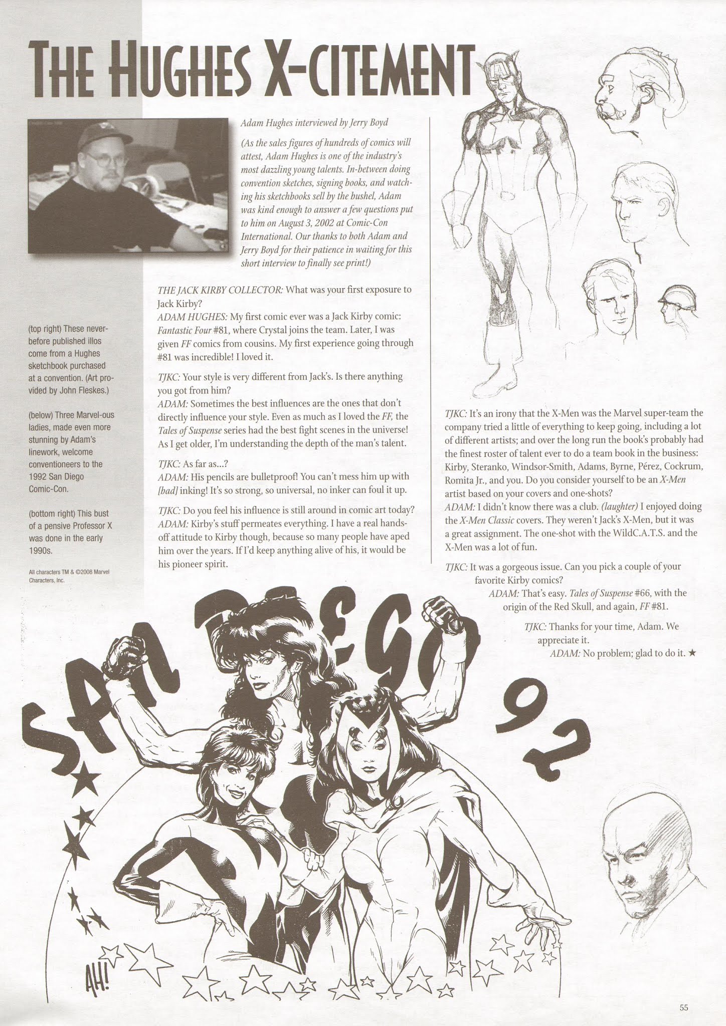 Read online The Jack Kirby Collector comic -  Issue #51 - 55