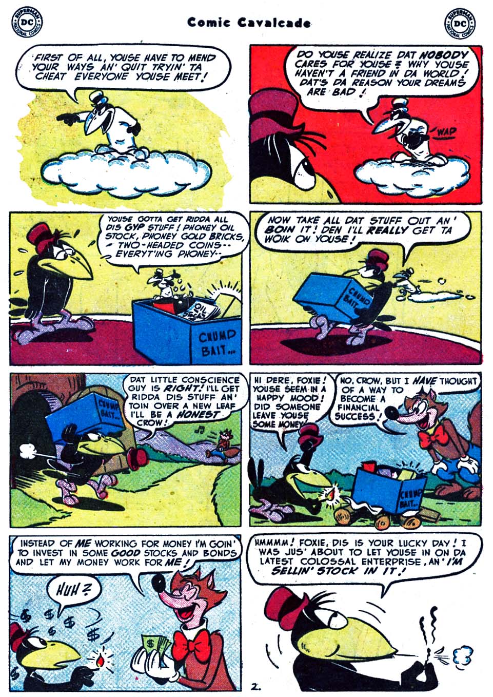 Read online Comic Cavalcade comic -  Issue #51 - 4