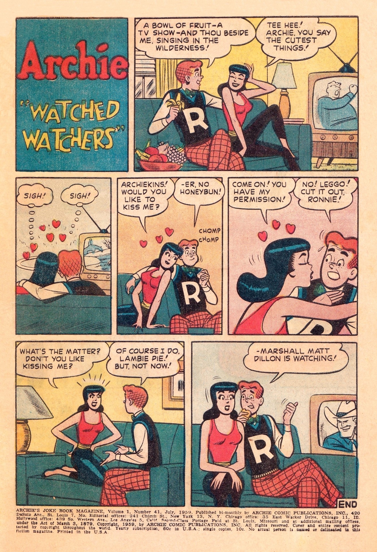 Read online Archie's Joke Book Magazine comic -  Issue #41 - 3