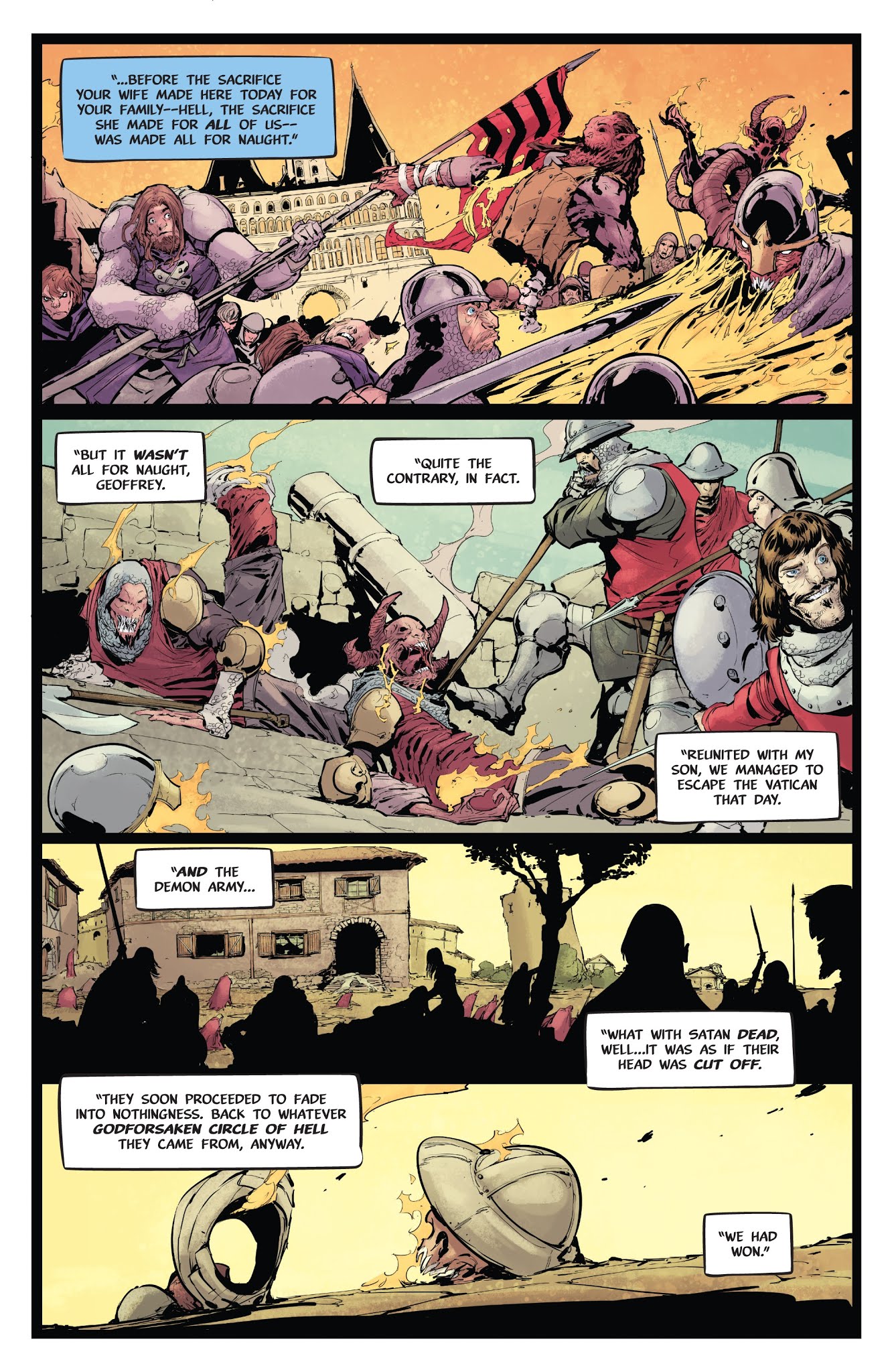 Read online Pestilence: A Story of Satan comic -  Issue #5 - 21