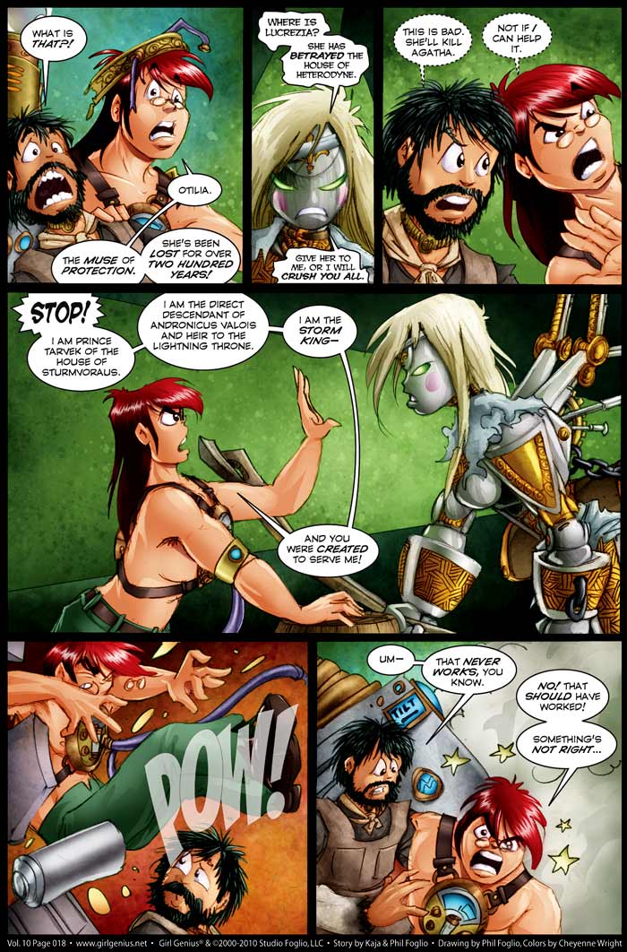 Read online Girl Genius (2002) comic -  Issue #10 - 19