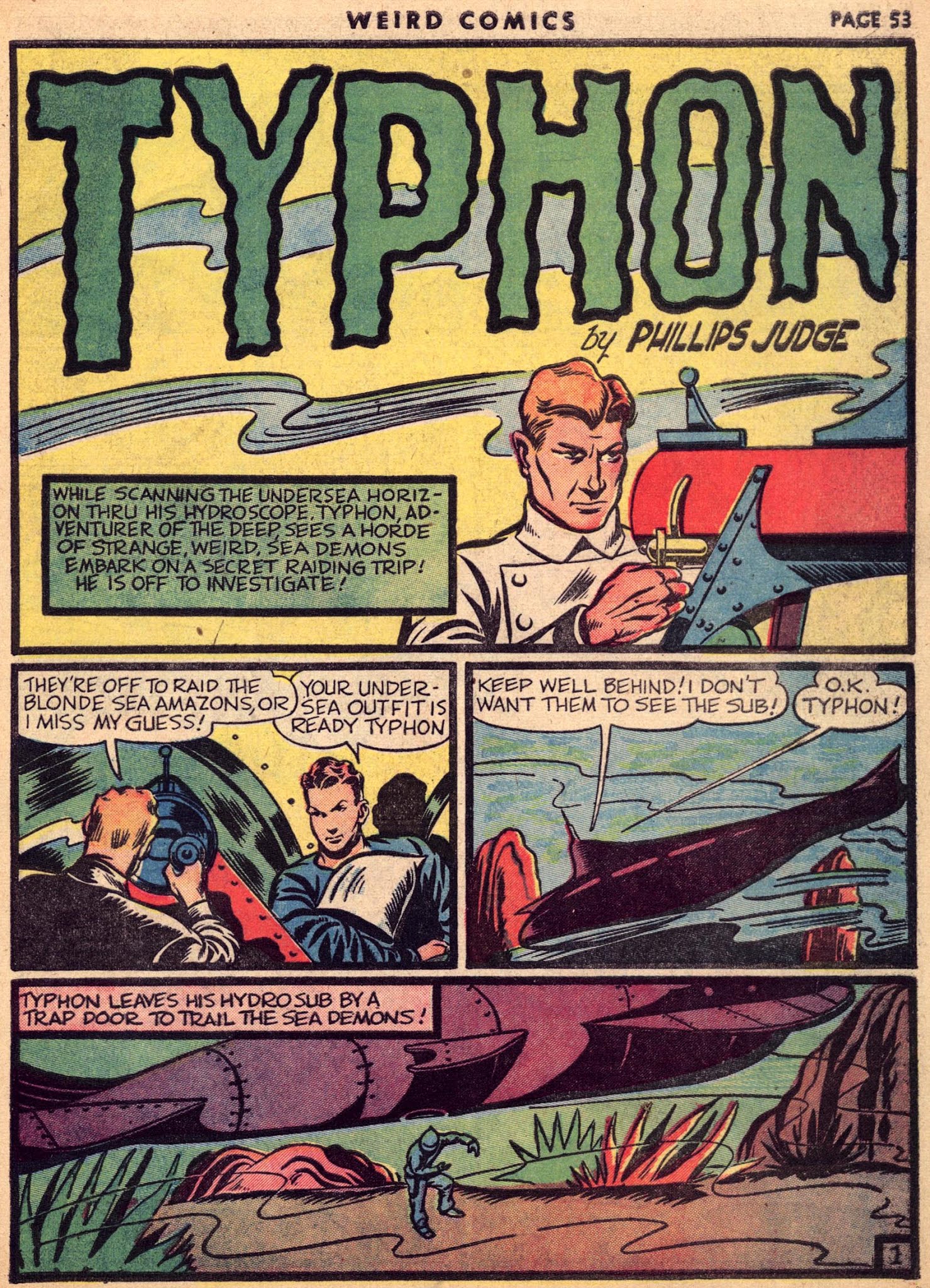 Read online Weird Comics comic -  Issue #5 - 55