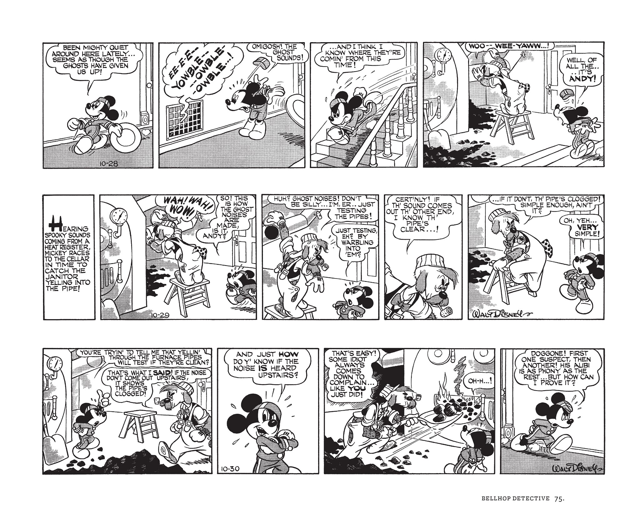 Read online Walt Disney's Mickey Mouse by Floyd Gottfredson comic -  Issue # TPB 6 (Part 1) - 75