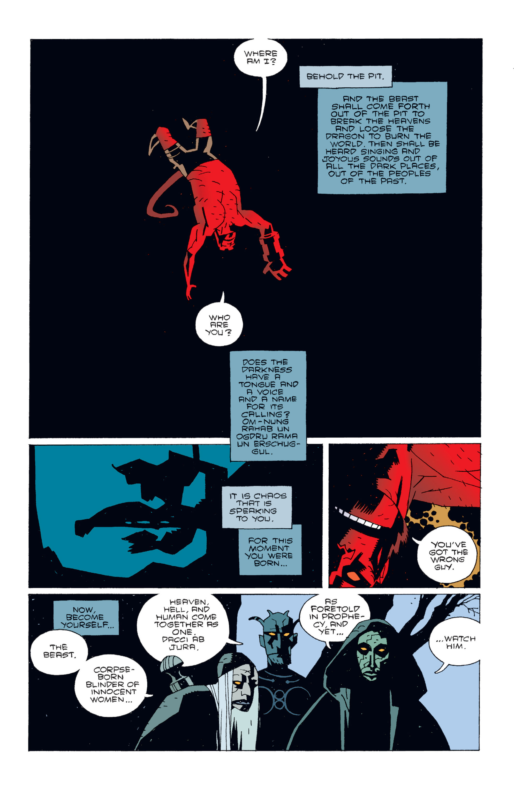 Read online Hellboy comic -  Issue #2 - 122