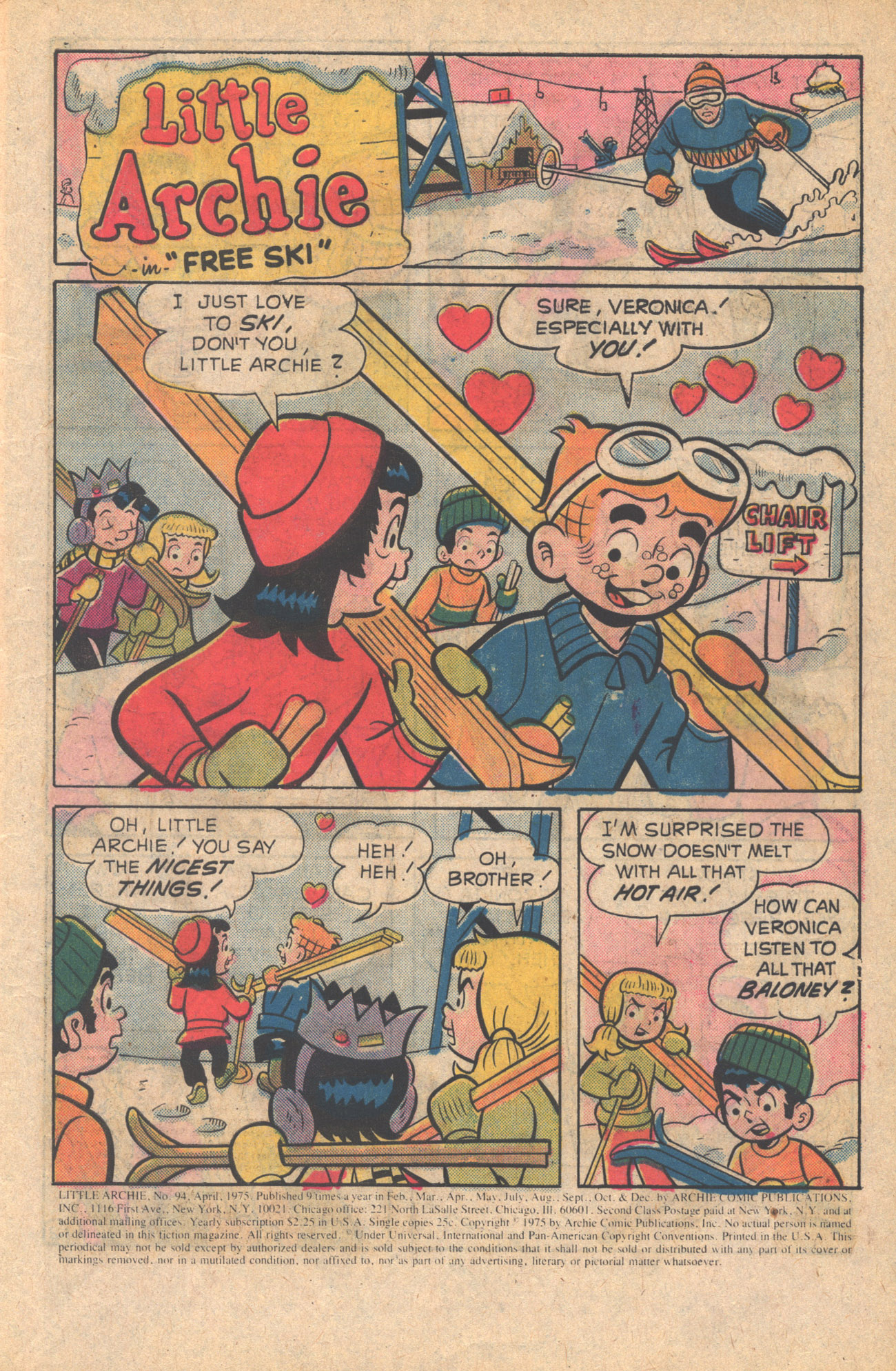 Read online The Adventures of Little Archie comic -  Issue #94 - 3