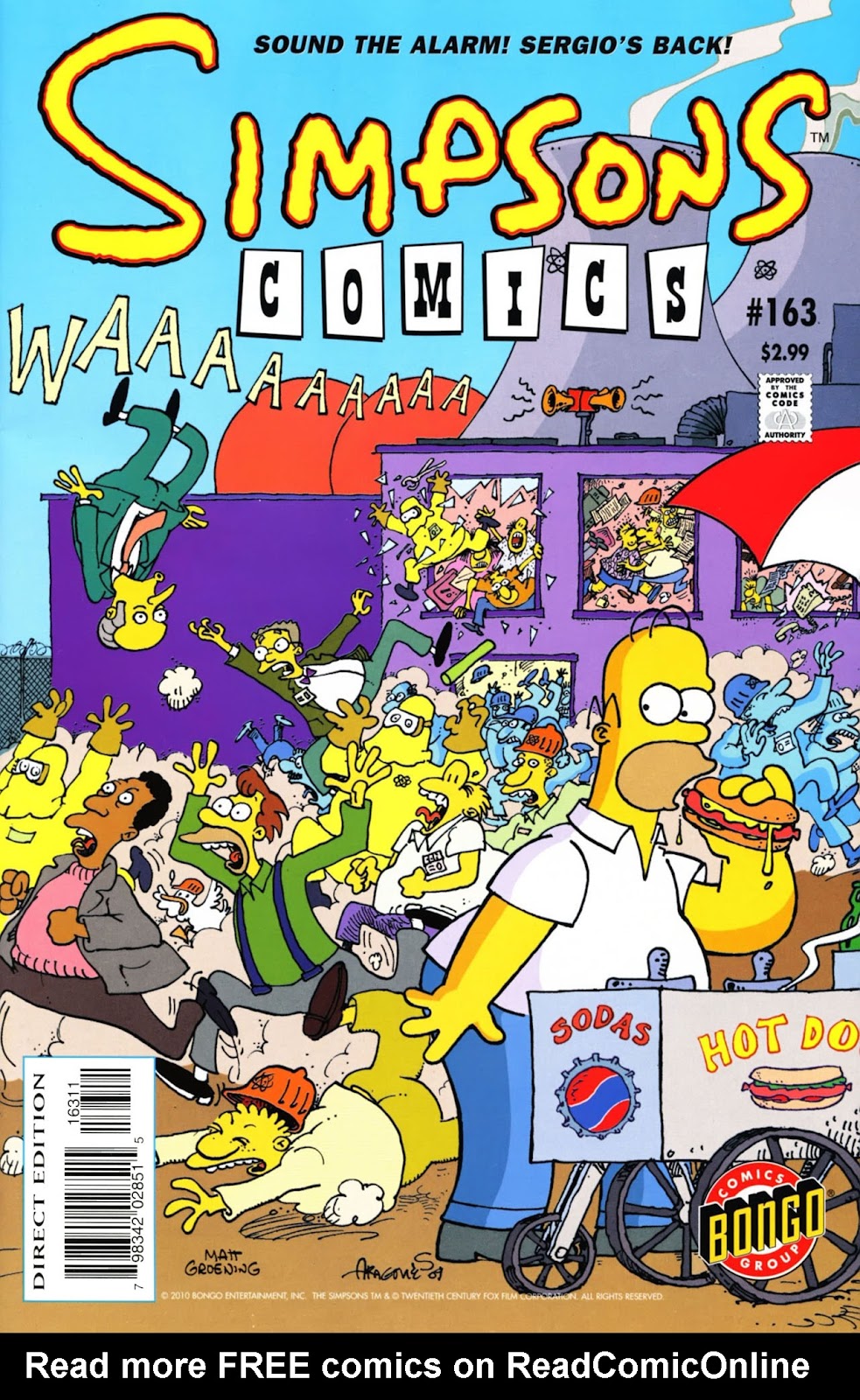 Simpsons Comics issue 163 - Page 1