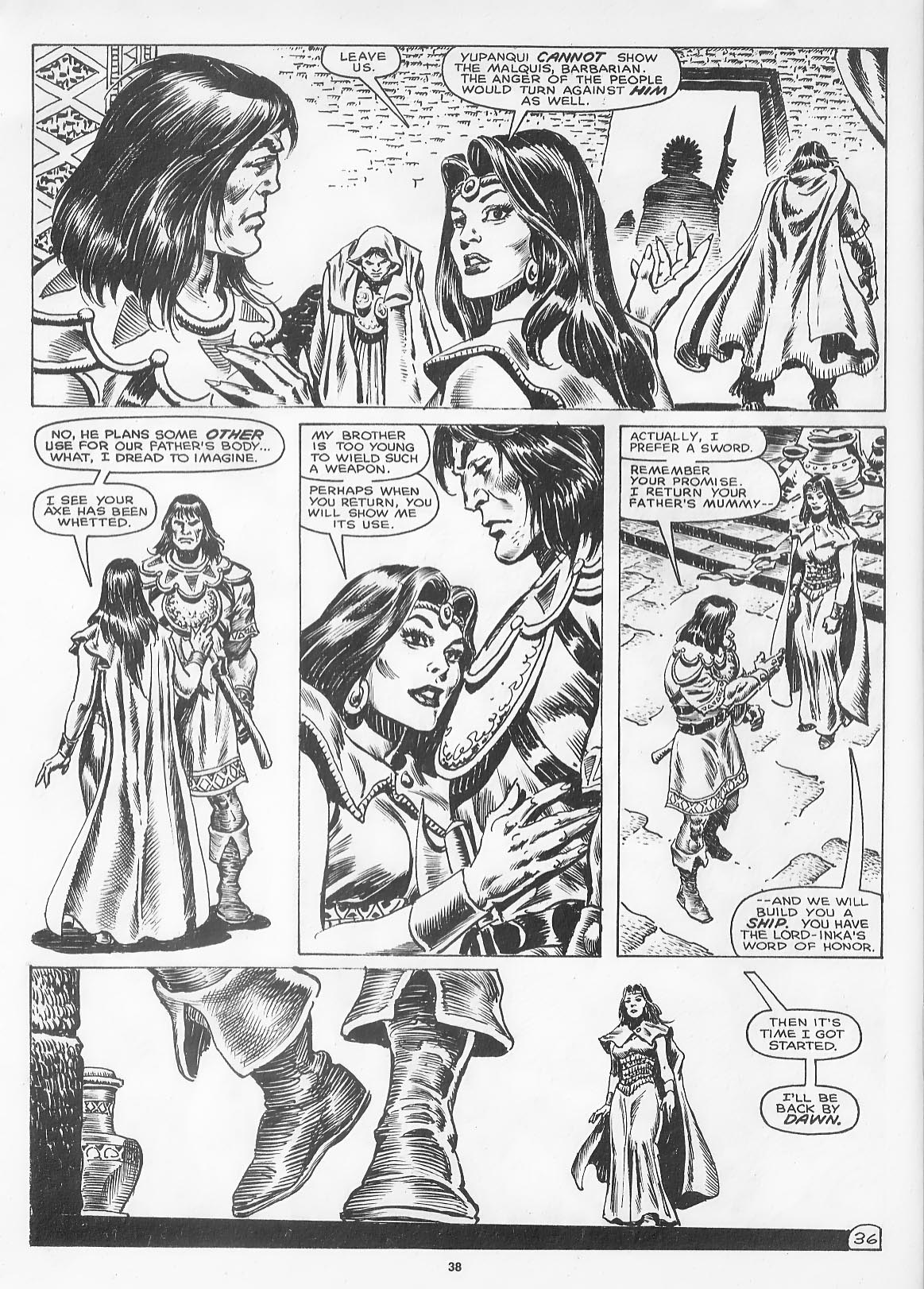 Read online The Savage Sword Of Conan comic -  Issue #166 - 40