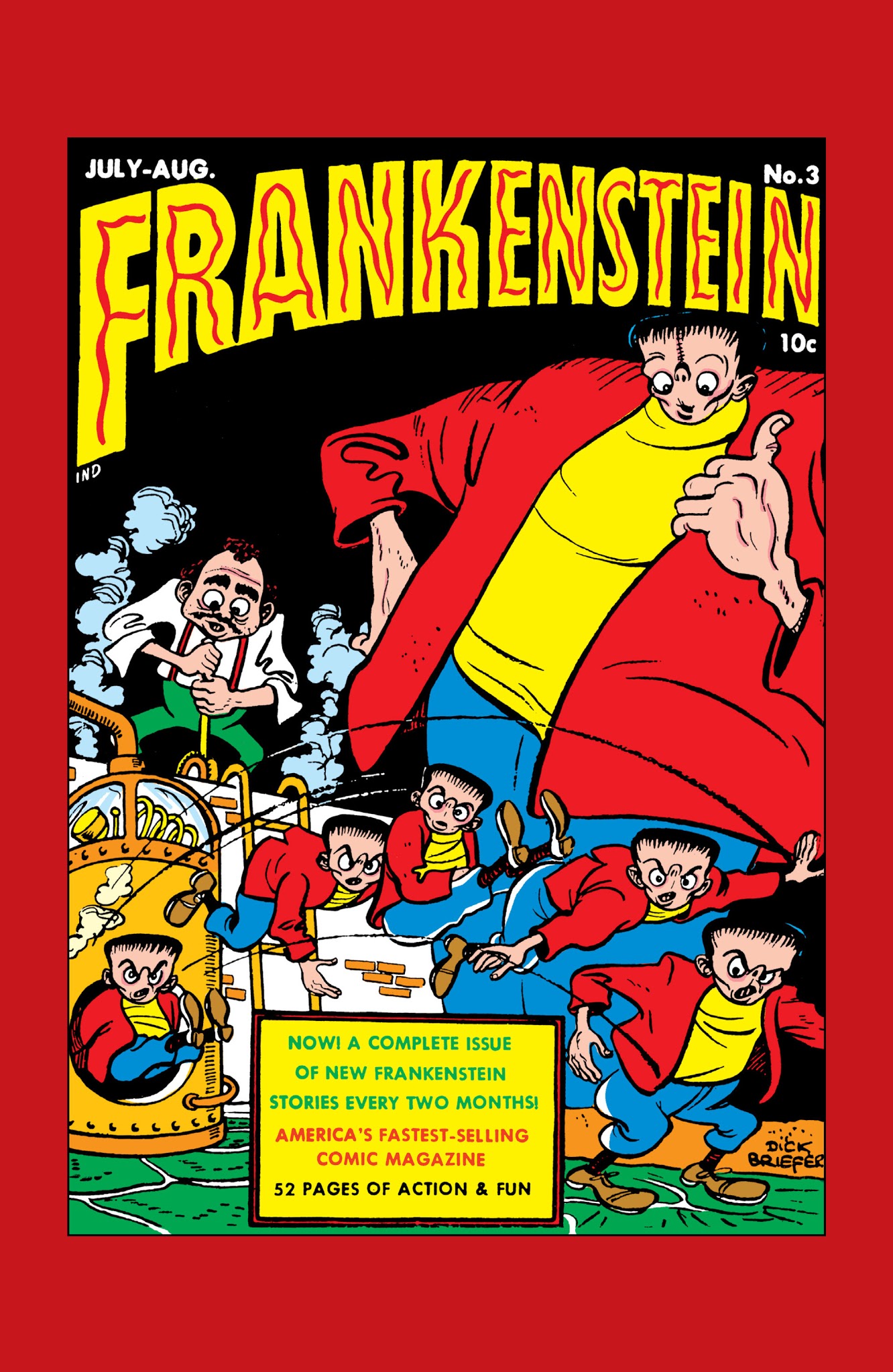 Read online Frankenstein: The Mad Science of Dick Briefer comic -  Issue # TPB - 101