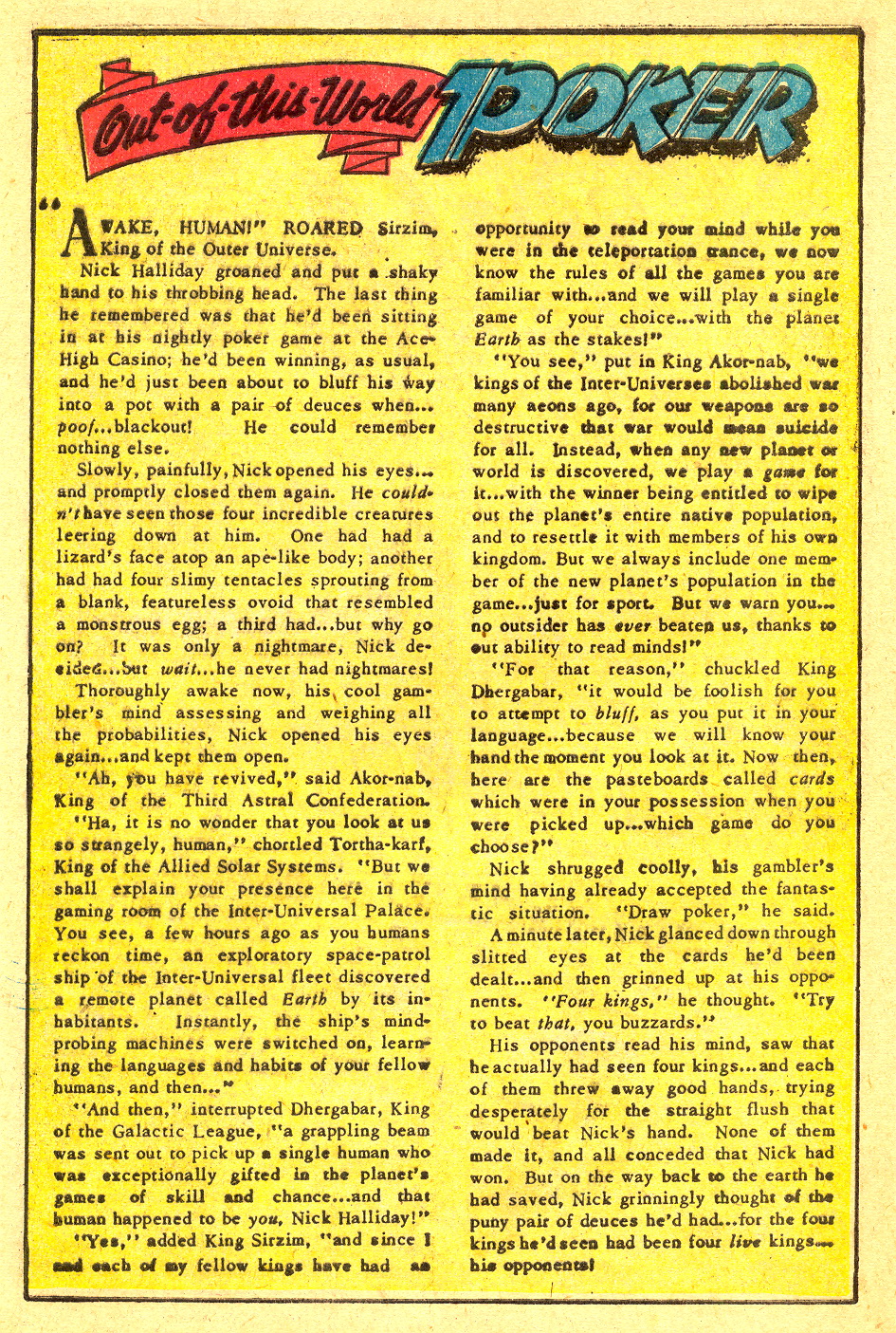Read online Adventures Into The Unknown comic -  Issue #28 - 34
