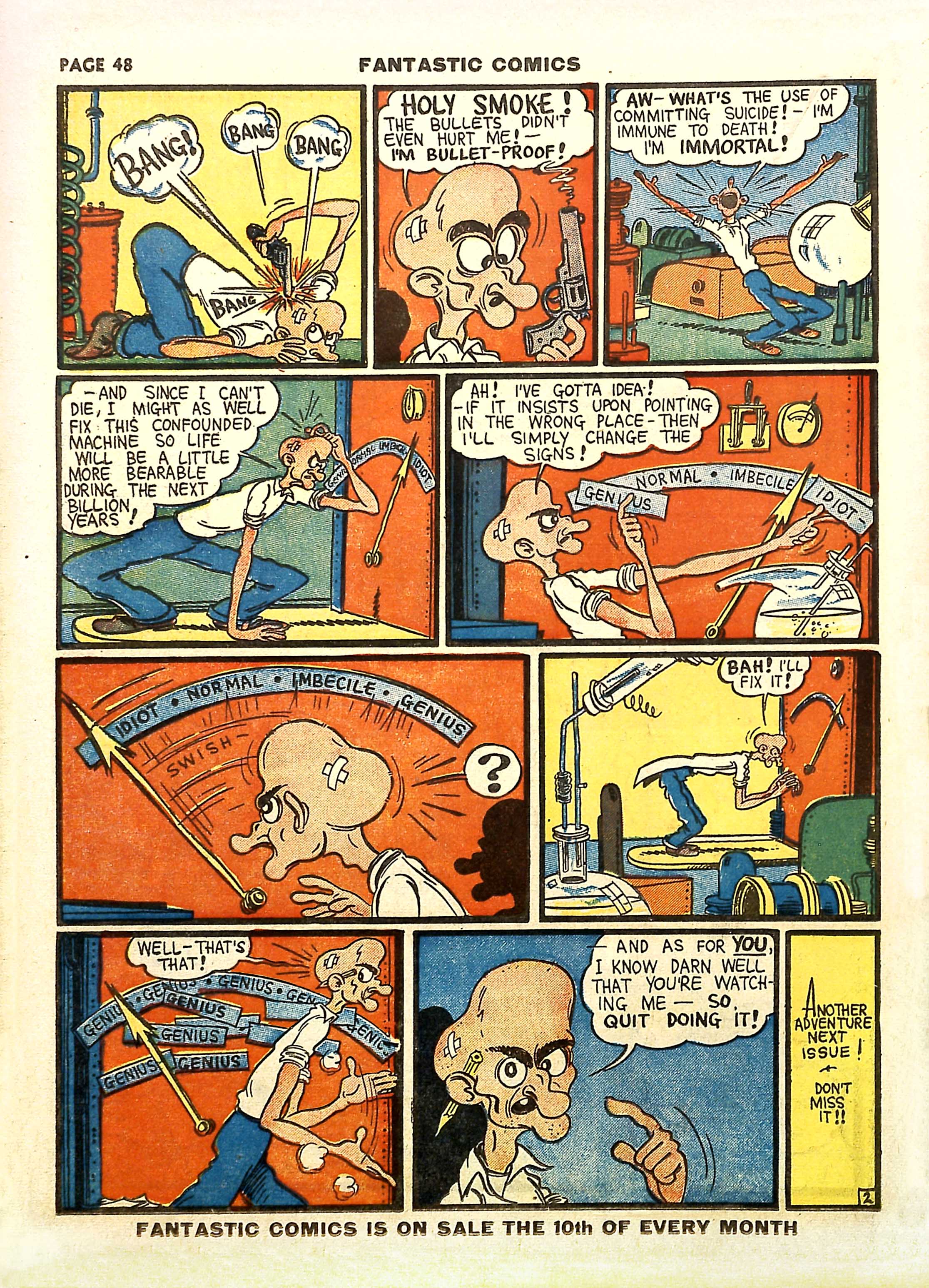 Read online Fantastic Comics comic -  Issue #11 - 51