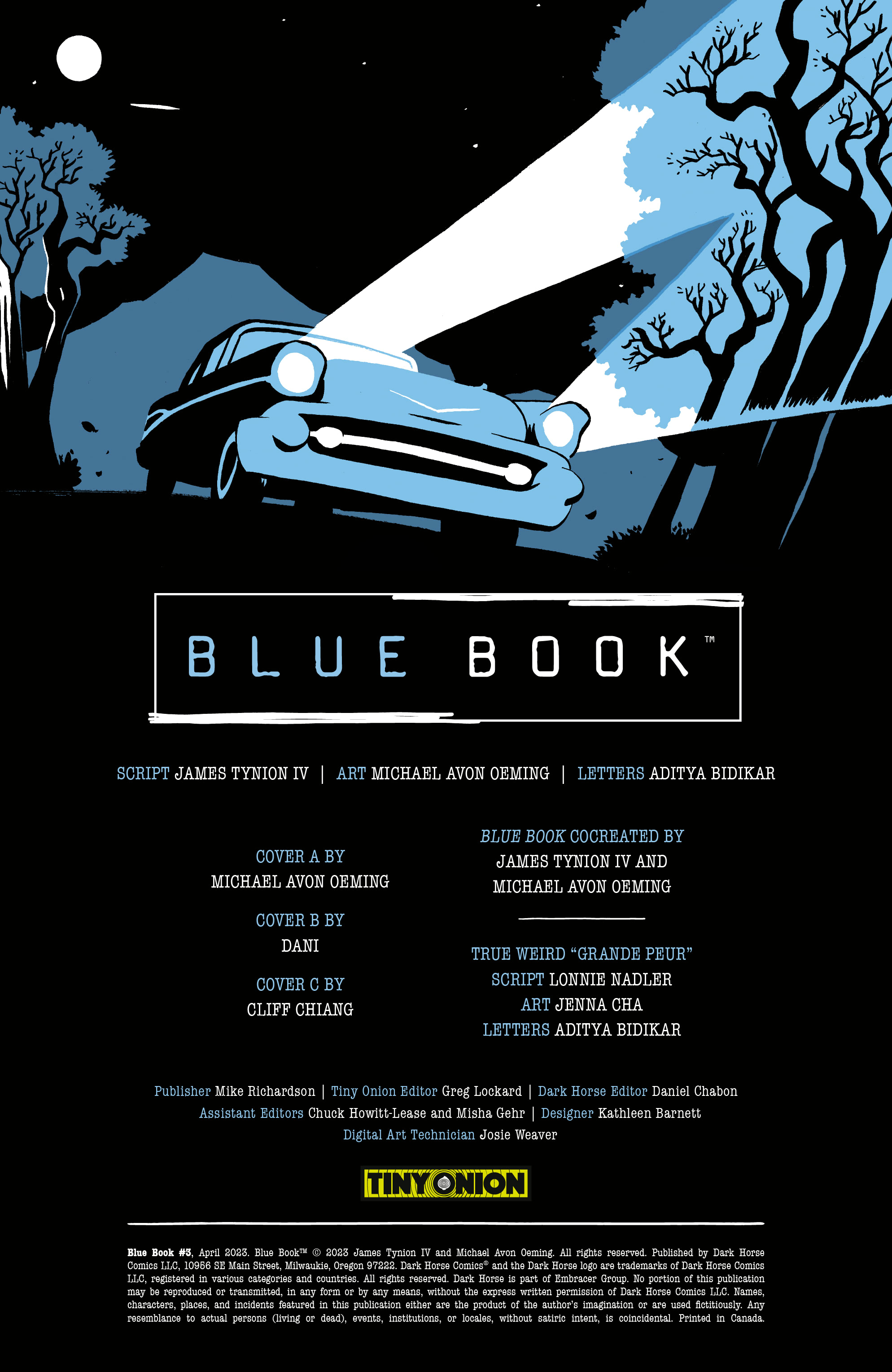 Read online Blue Book comic -  Issue #3 - 2
