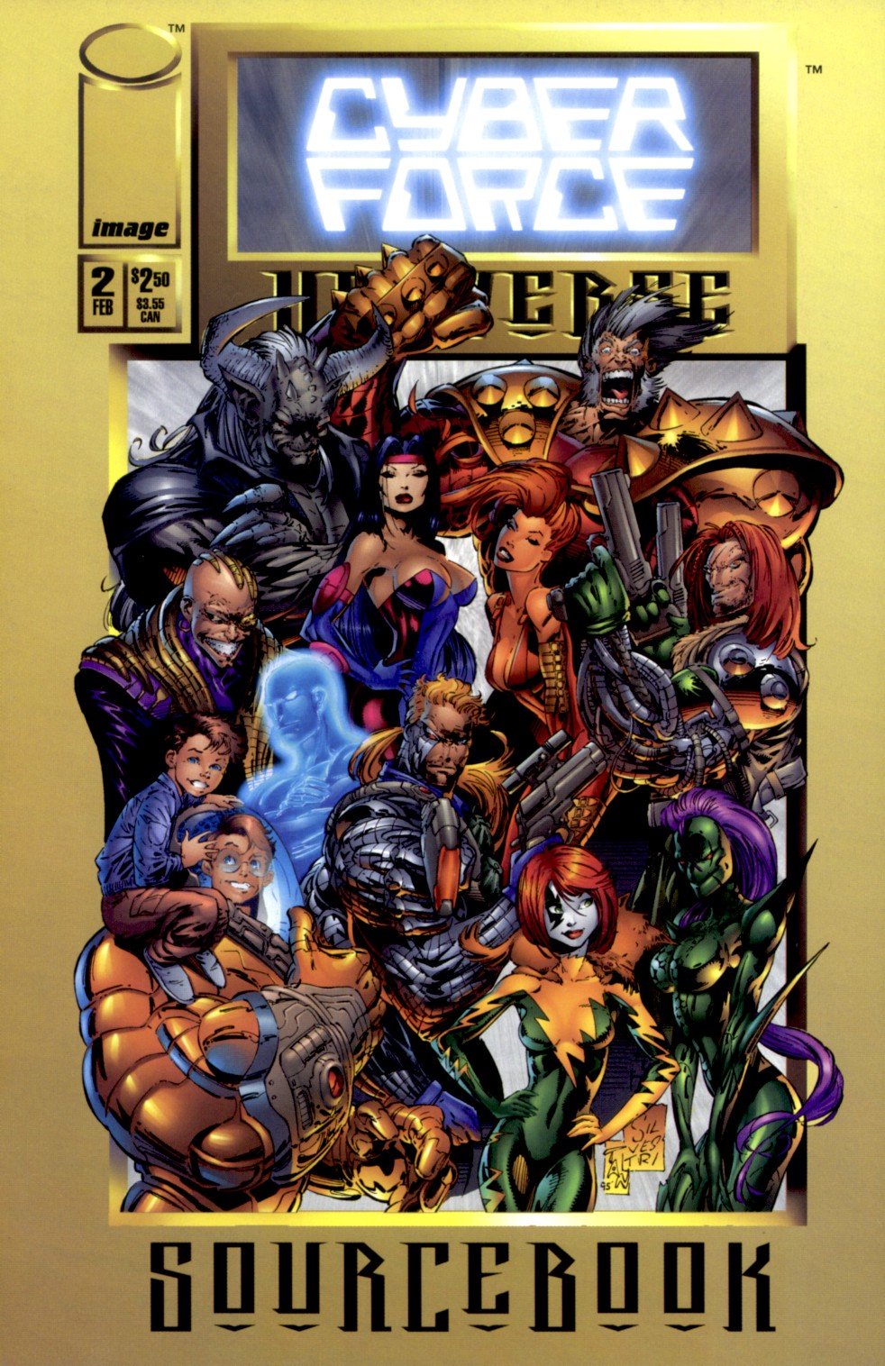 Read online Cyberforce Universe Sourcebook comic -  Issue #2 - 1