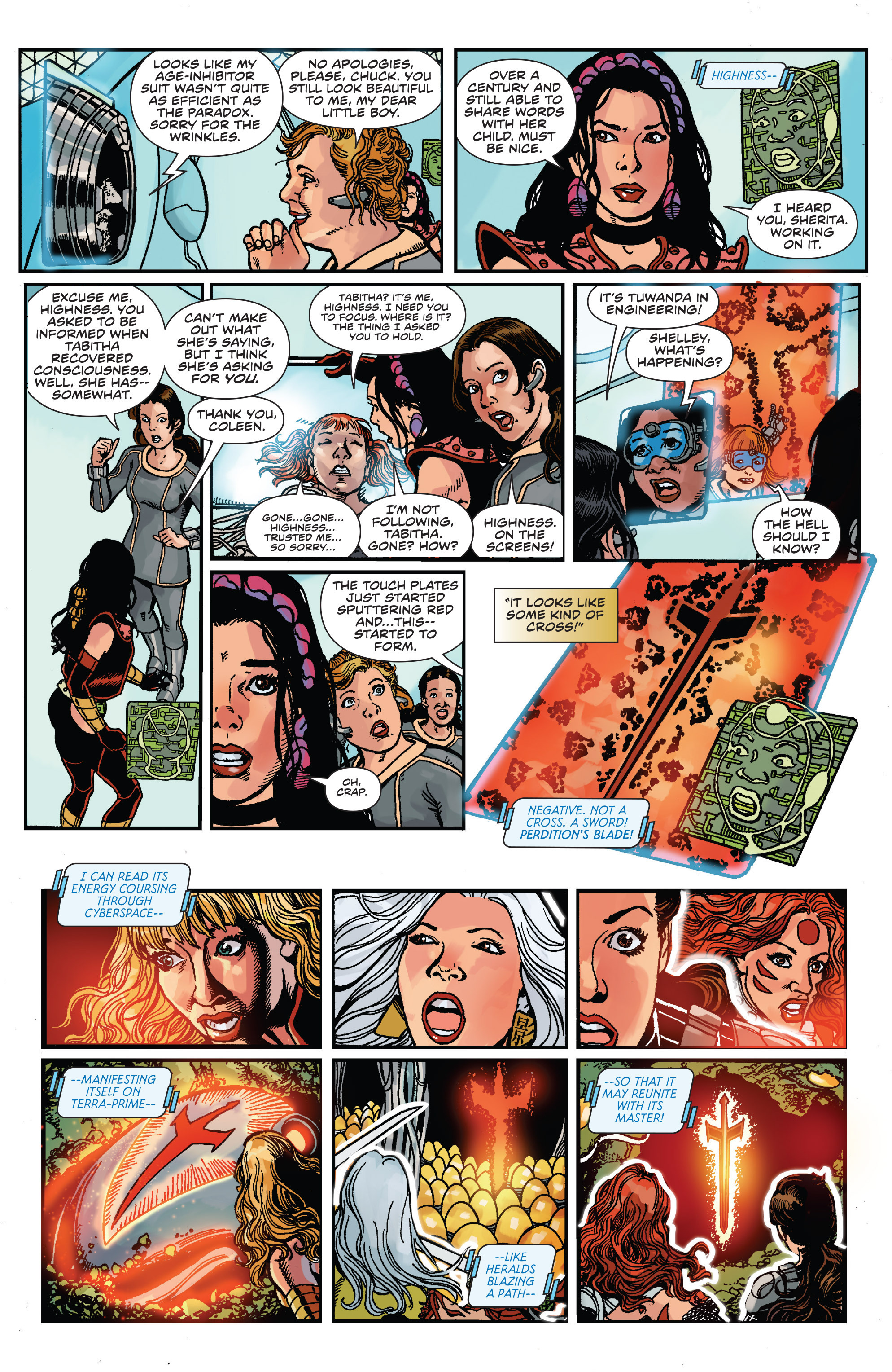 Read online George Pérez's Sirens comic -  Issue #4 - 18