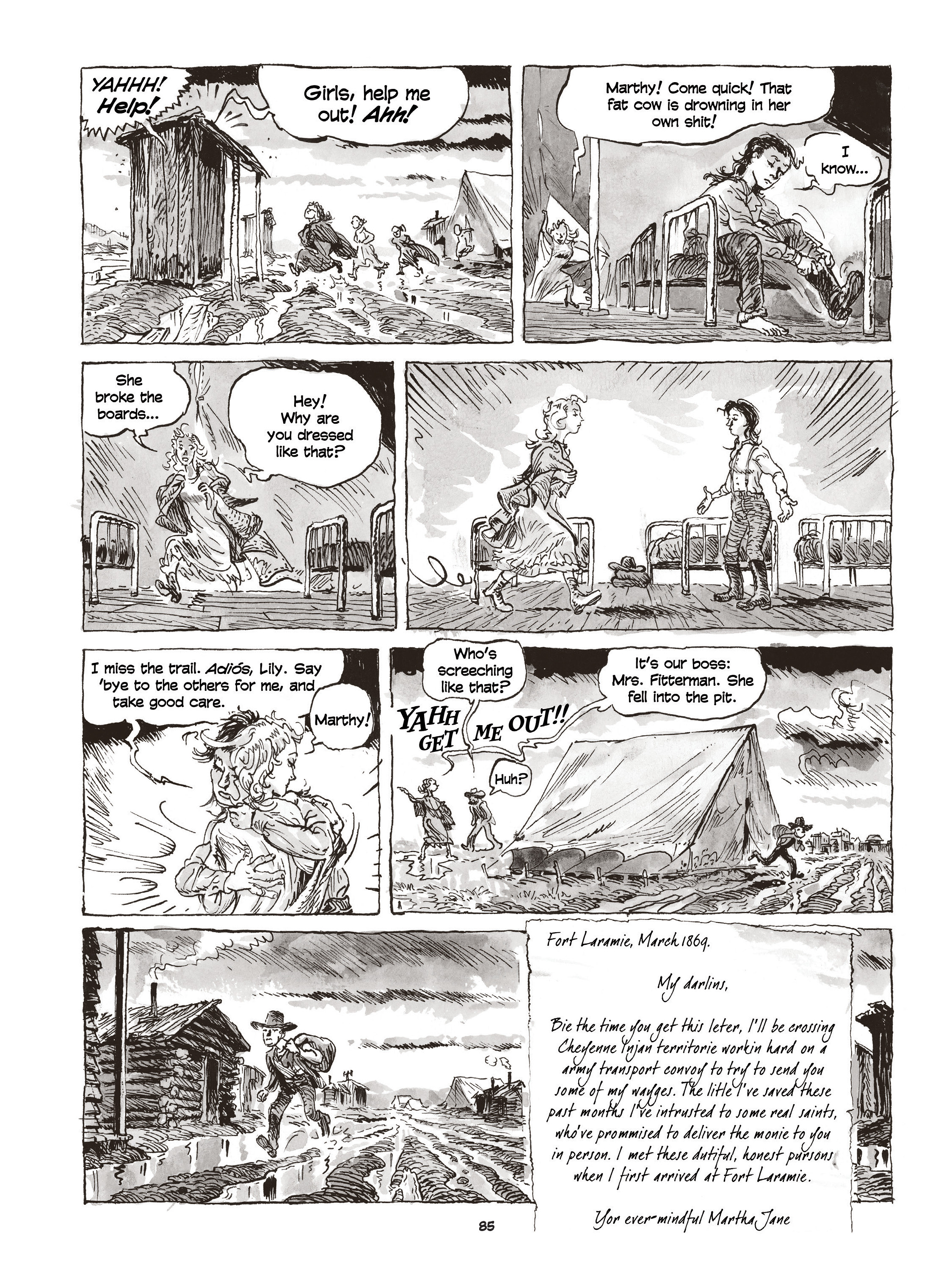 Read online Calamity Jane: The Calamitous Life of Martha Jane Cannary comic -  Issue # TPB (Part 1) - 83