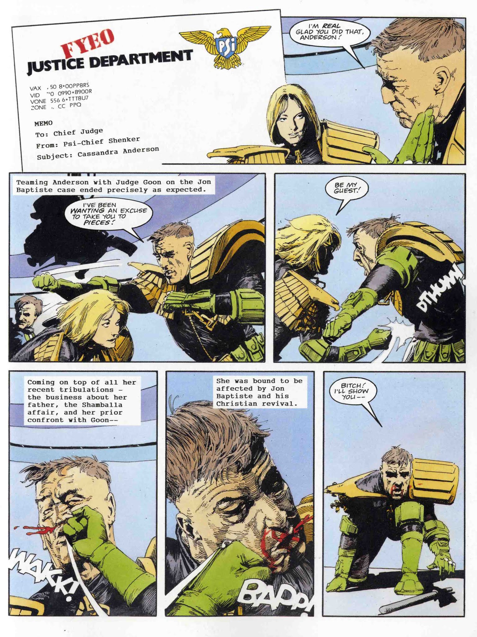 Read online Judge Anderson comic -  Issue # TPB - 17