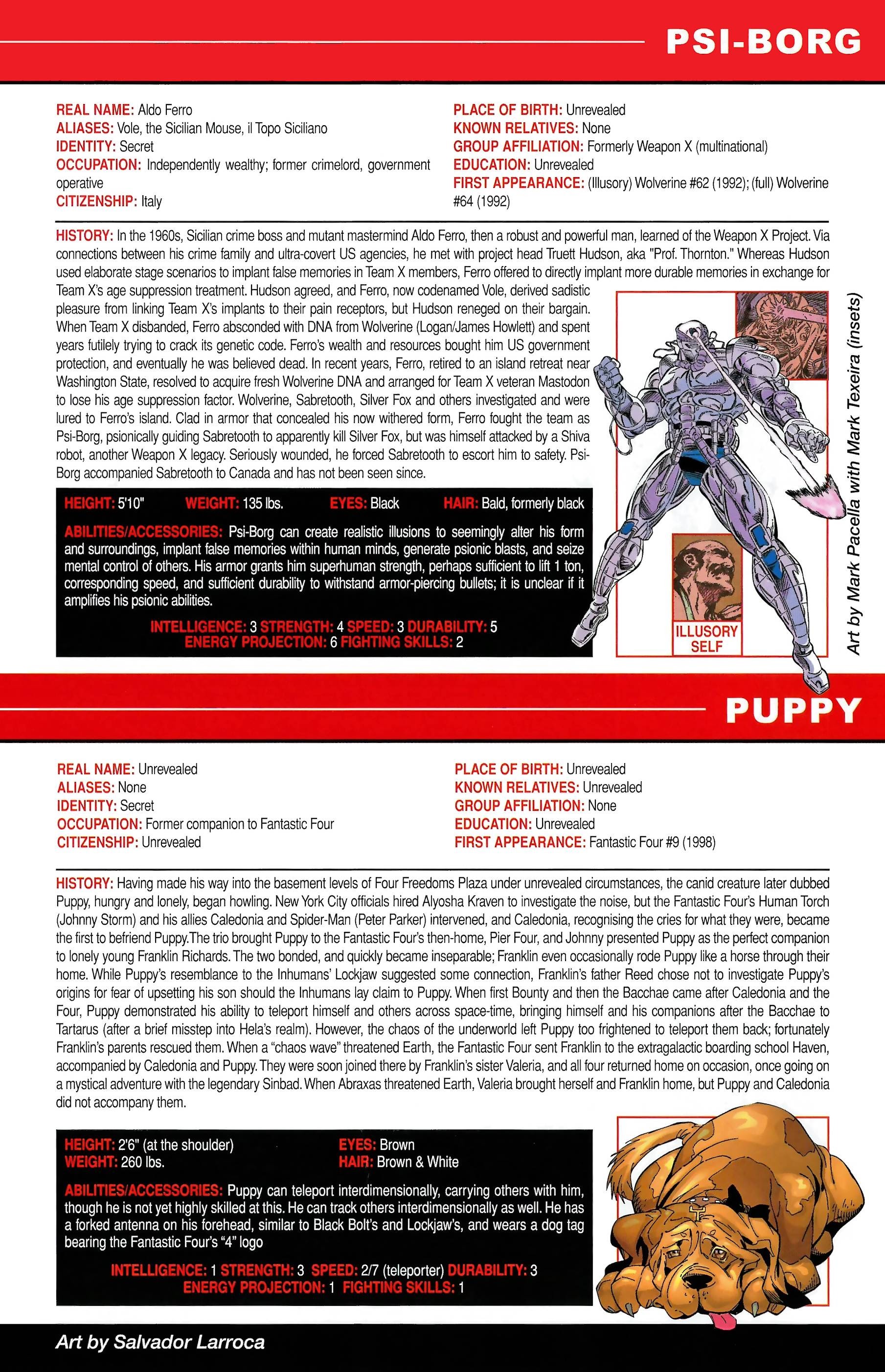 Read online Official Handbook of the Marvel Universe A to Z comic -  Issue # TPB 9 (Part 1) - 95