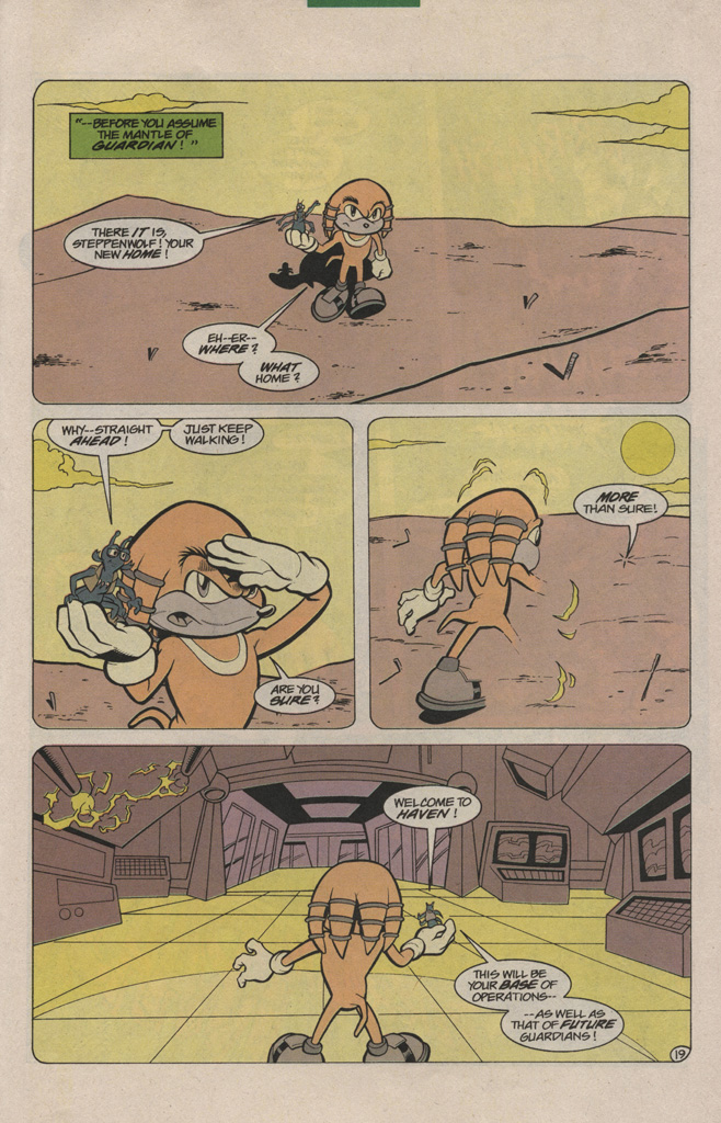 Read online Knuckles the Echidna comic -  Issue #2 - 27